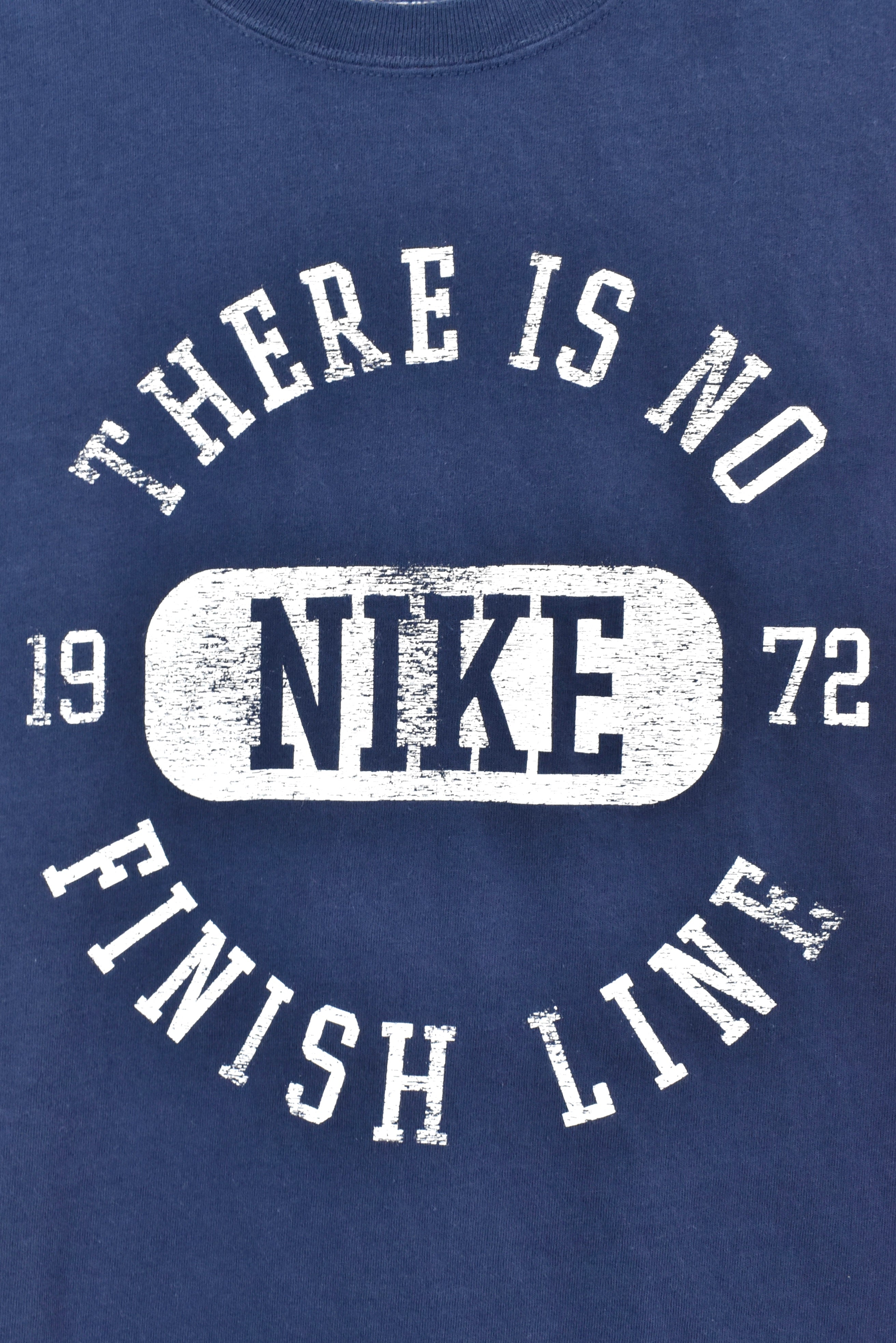 Modern Nike shirt , short sleeve navy blue graphic tee - AU L NIKE