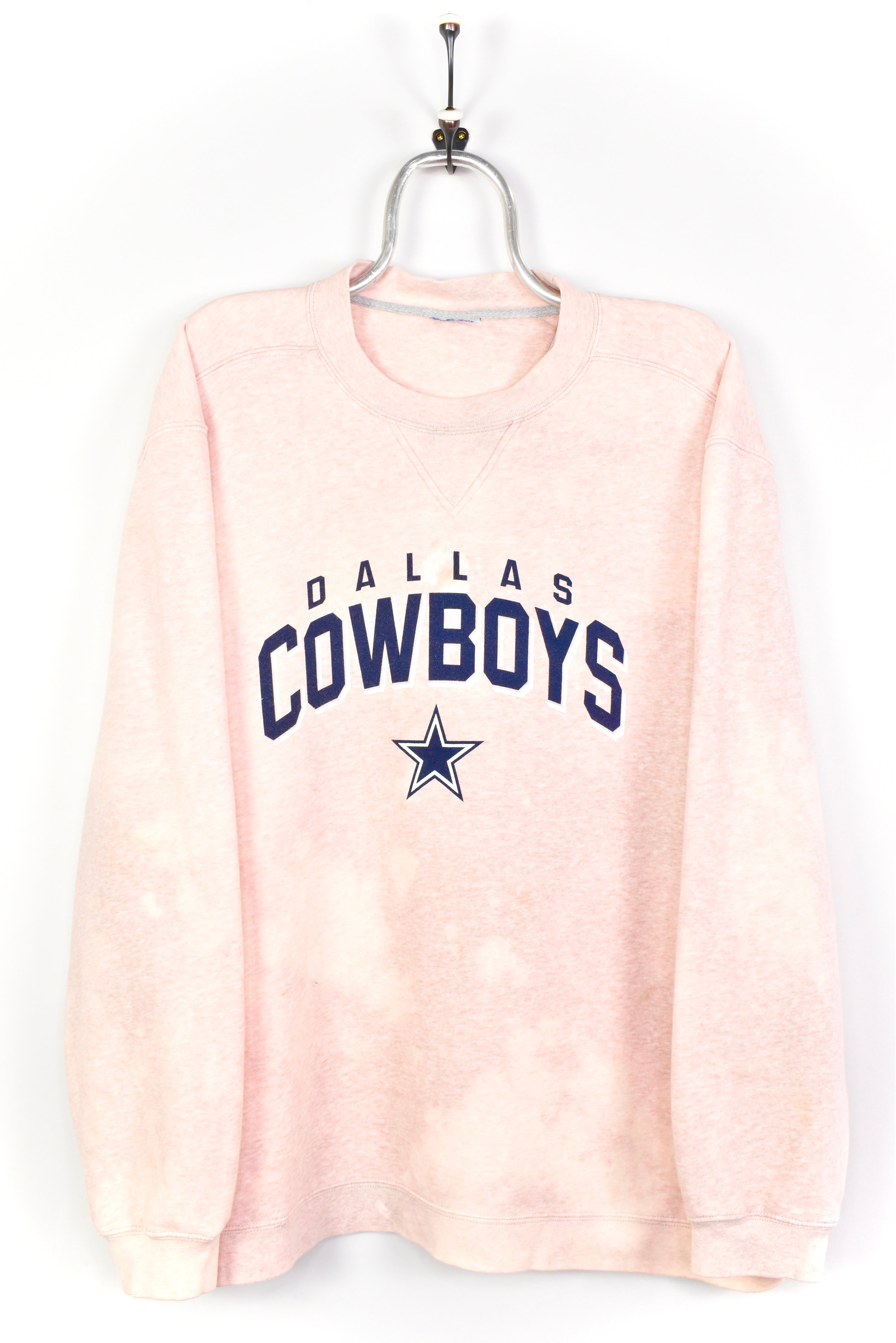 VINTAGE NFL DALLAS COWBOYS PINK SWEATSHIRT | XXL PRO SPORT