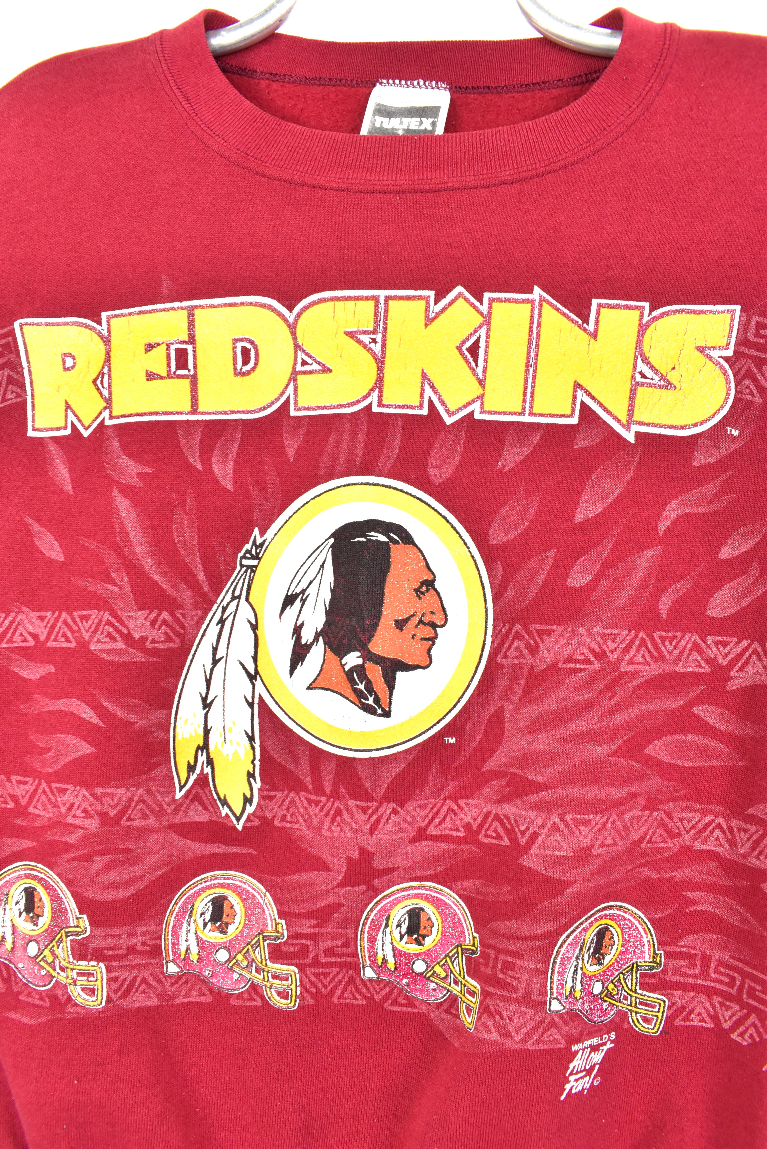 VINTAGE NFL WASHINGTON REDSKINS RED SWEATSHIRT | SMALL PRO SPORT