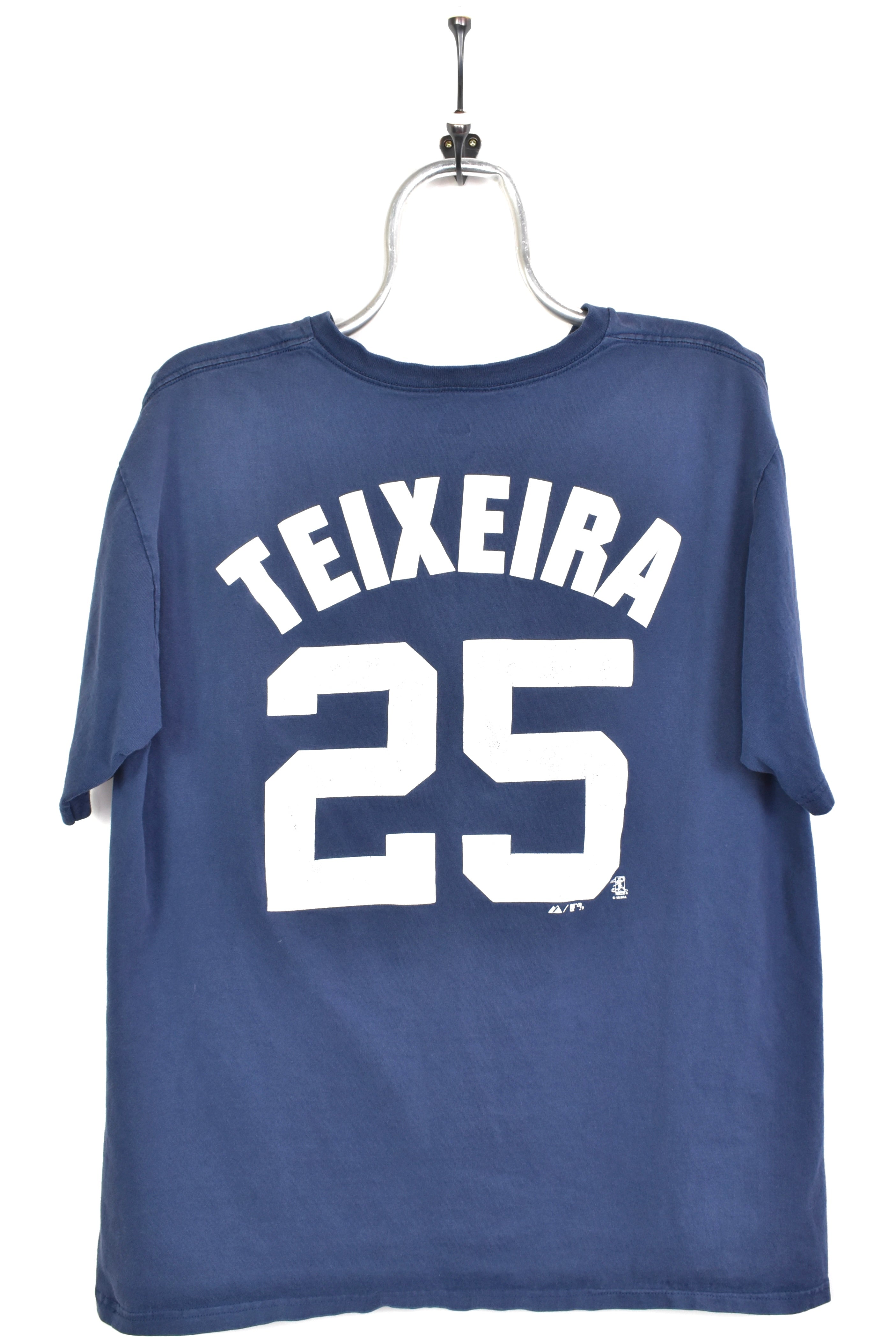 Vintage New York Yankees shirt, MLB American baseball graphic tee - large, navy blue PRO SPORT
