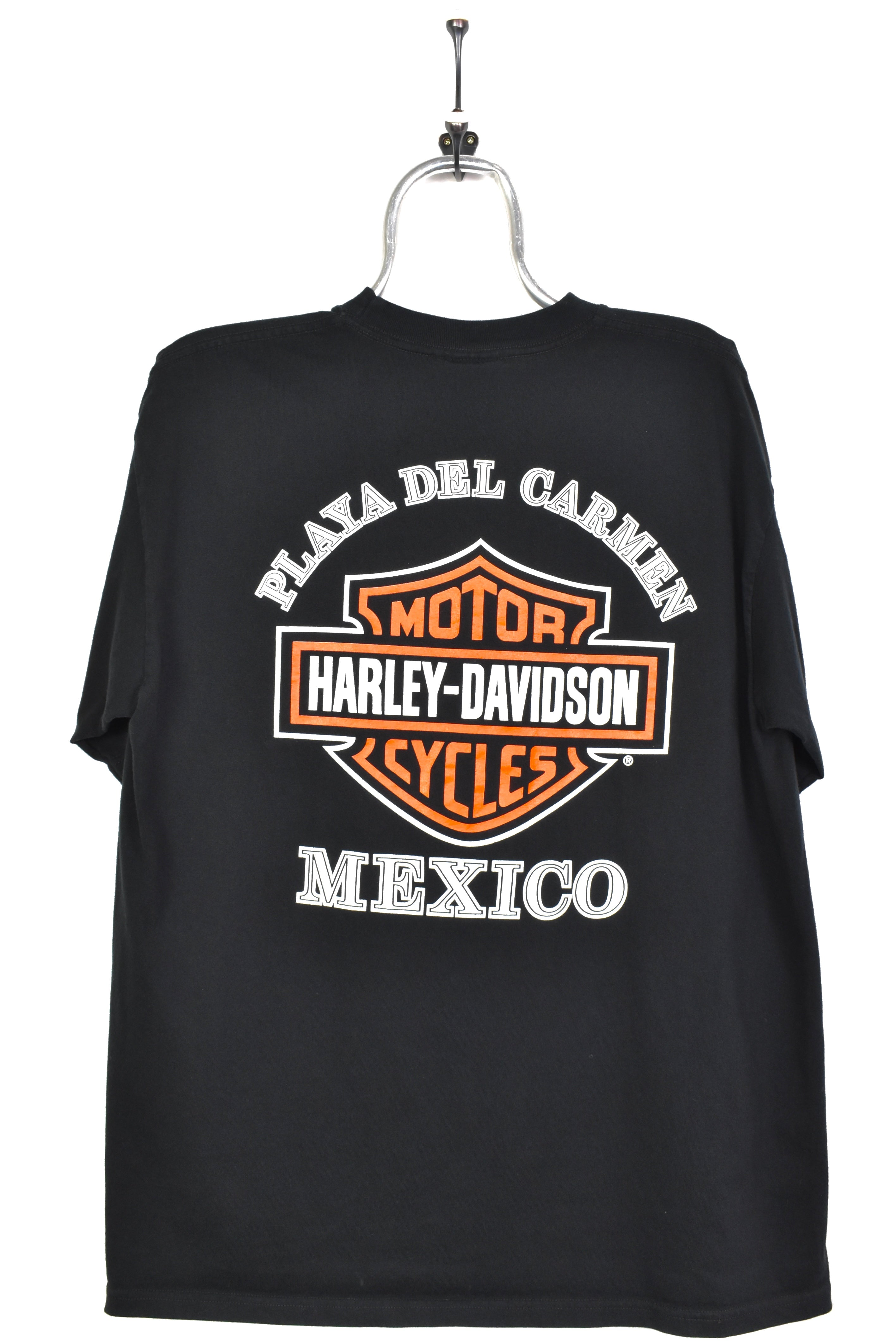 Modern Harley Davidson shirt, Mexico motorcycle biker tee - large, black HARLEY DAVIDSON