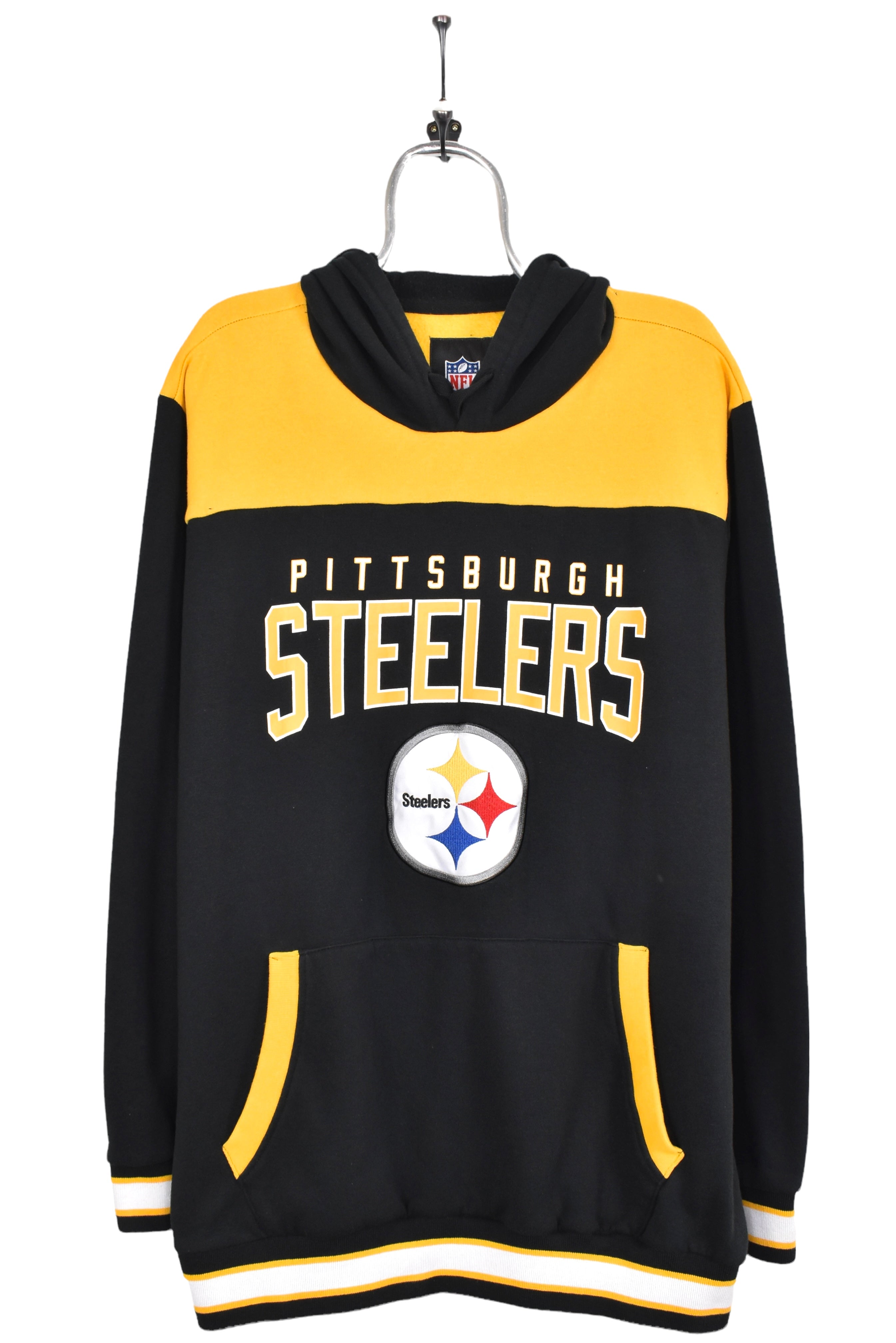 Modern Pittsburgh Steelers hoodie, NFL black graphic sweatshirt - AU XXL PRO SPORT