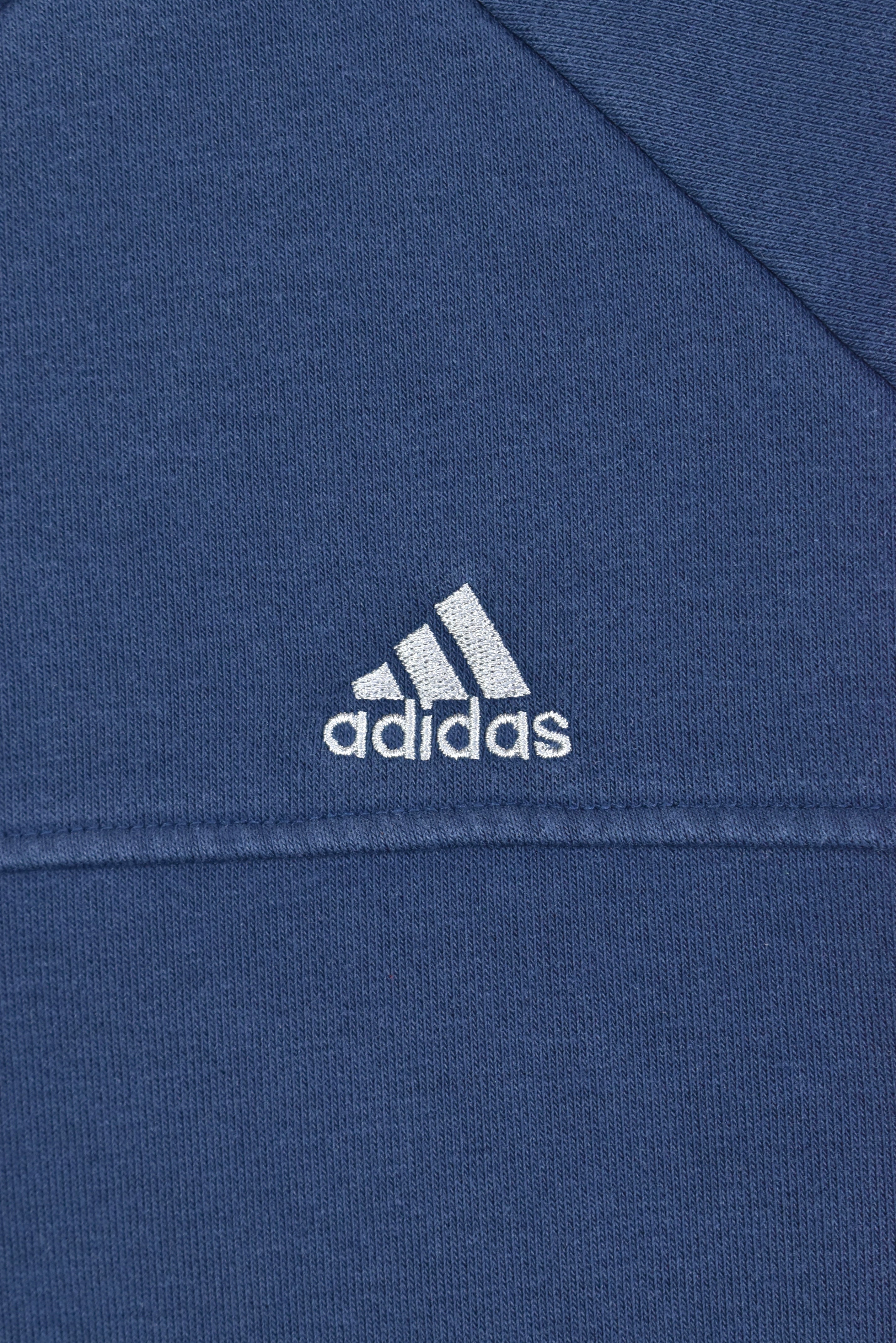 Vintage adidas embroidered navy sweatshirt | xl ADIDAS