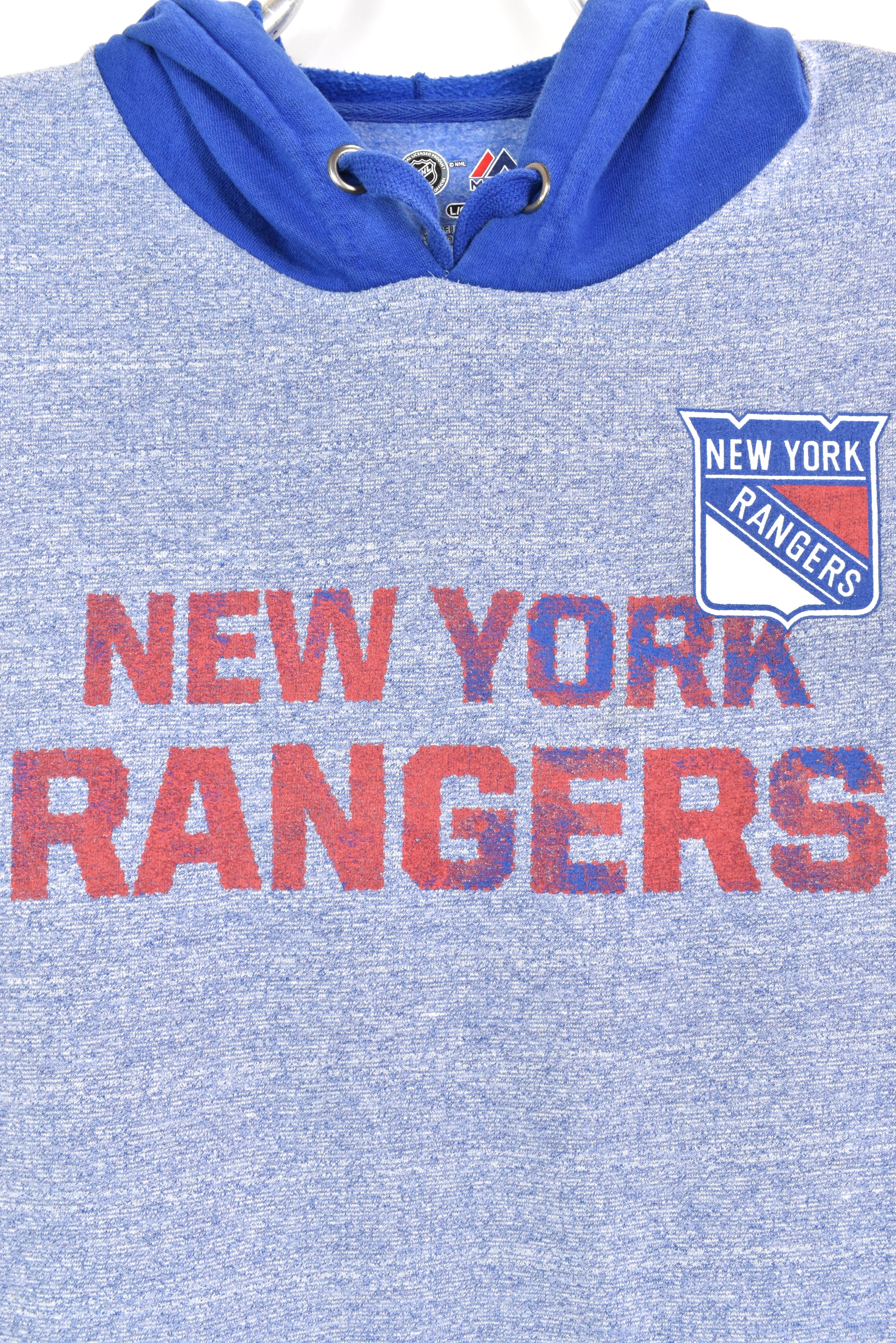 Vintage MLB New York Rangers blue hoodie | Large PRO SPORT