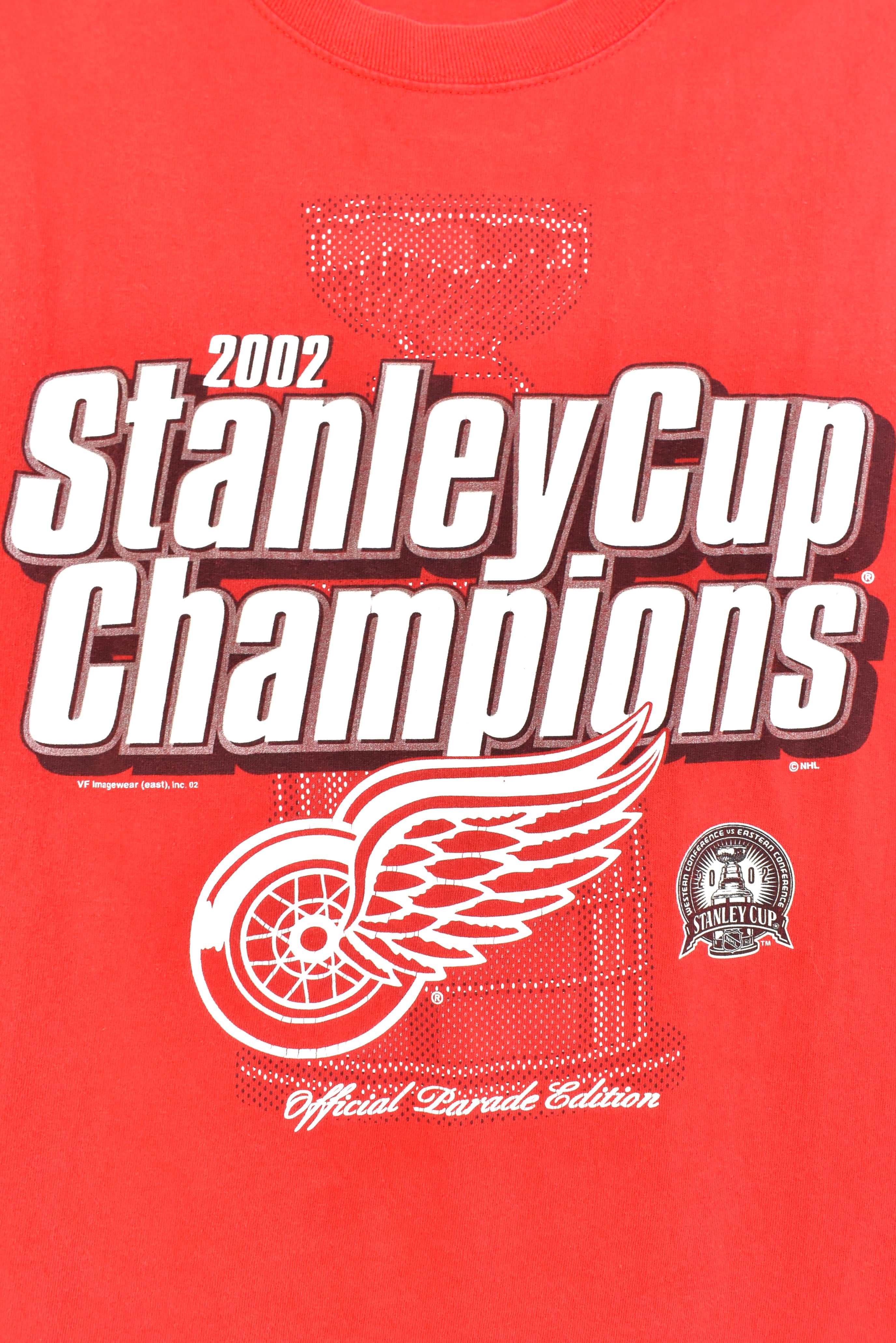 Vintage 2002 NHL Detroit Redwings Stanley Cup t-shirt | Medium PRO SPORT