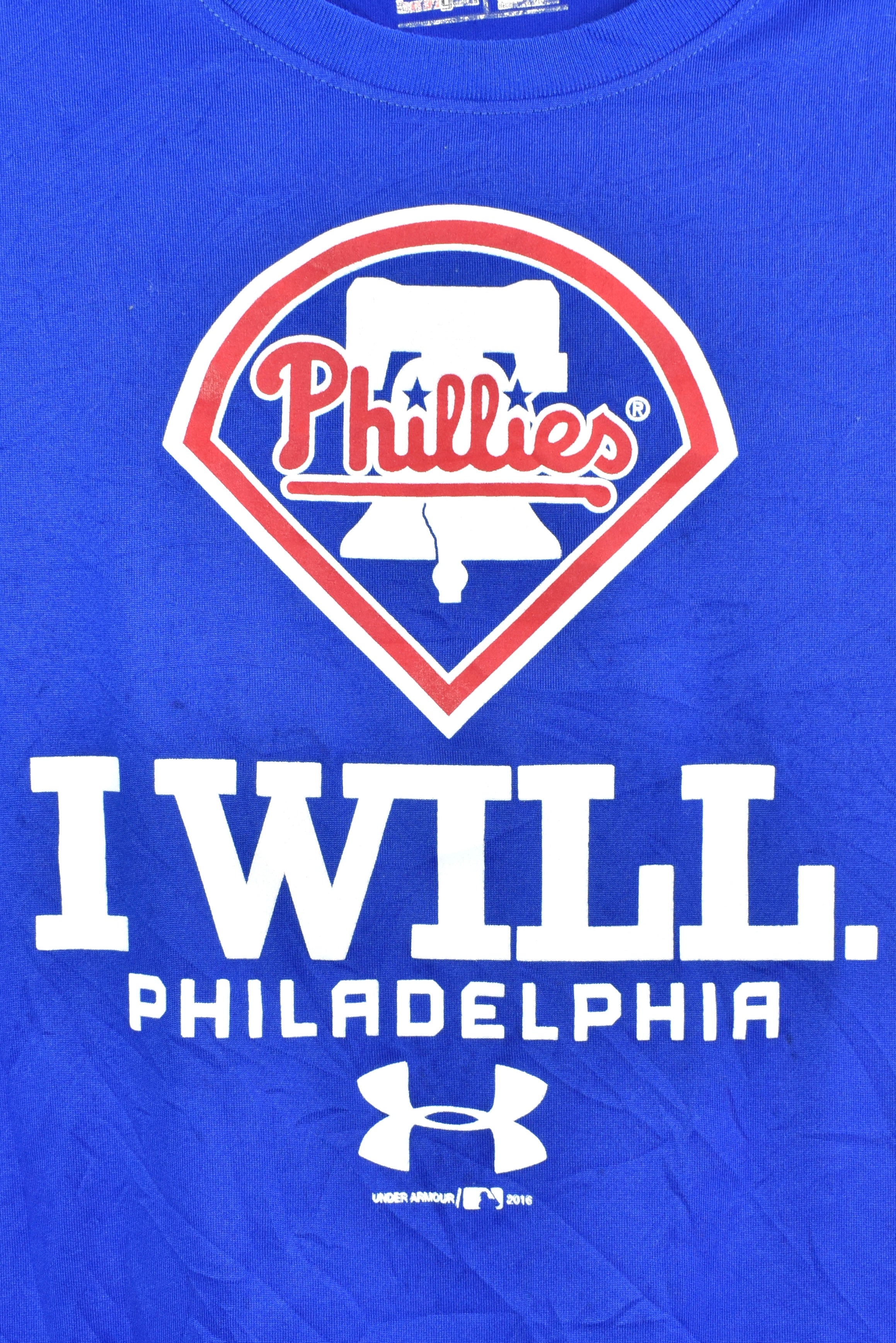 Modern MLB Philadelphia Phillies blue athletic t-shirt | Medium PRO SPORT