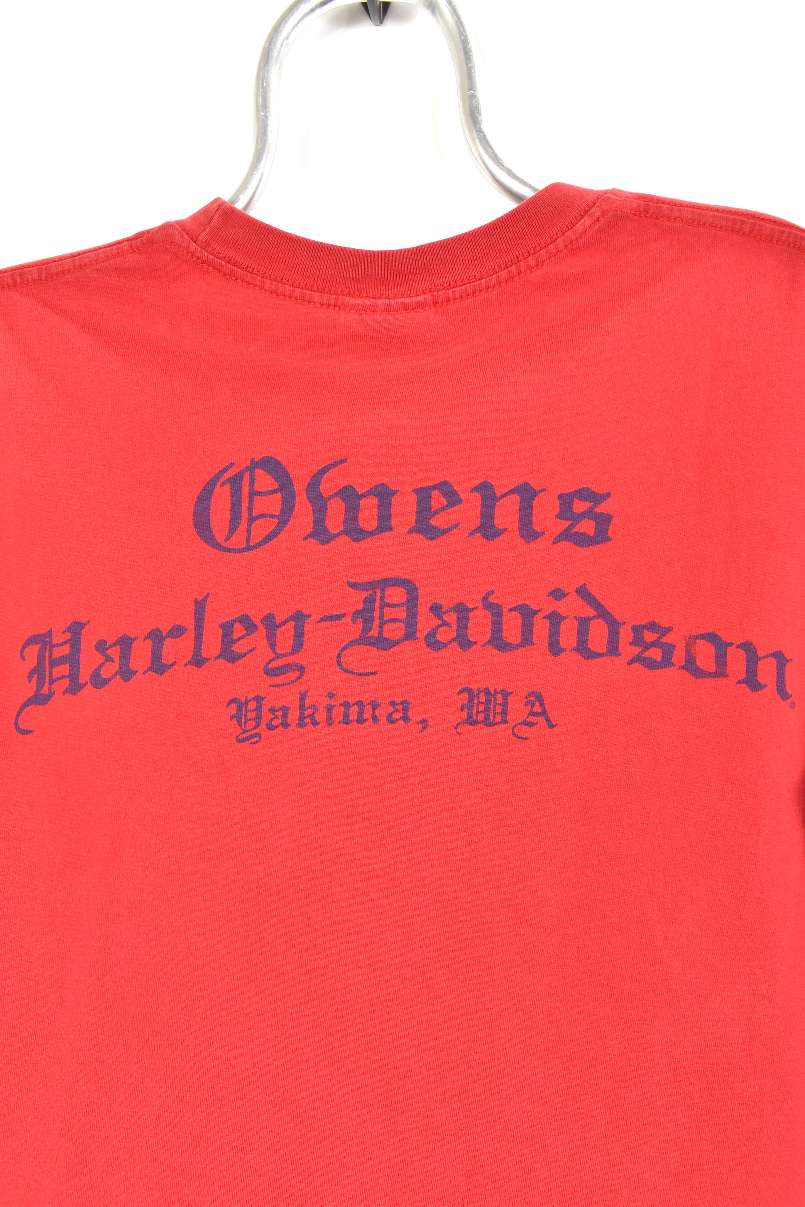 Modern Harley Davidson shirt, 2010 short sleeve graphic tee - medium, red HARLEY DAVIDSON