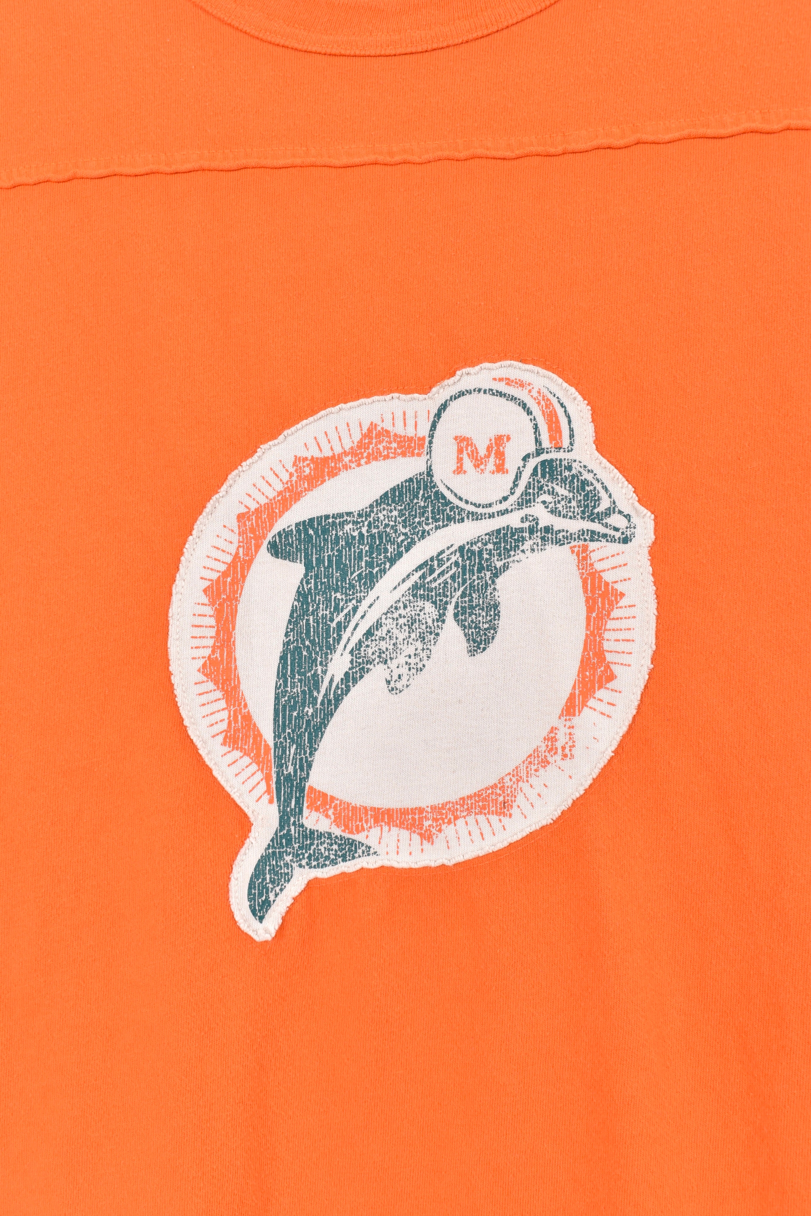 Vintage Miami Dolphins shirt, NFL orange graphic tee - AU XL PRO SPORT