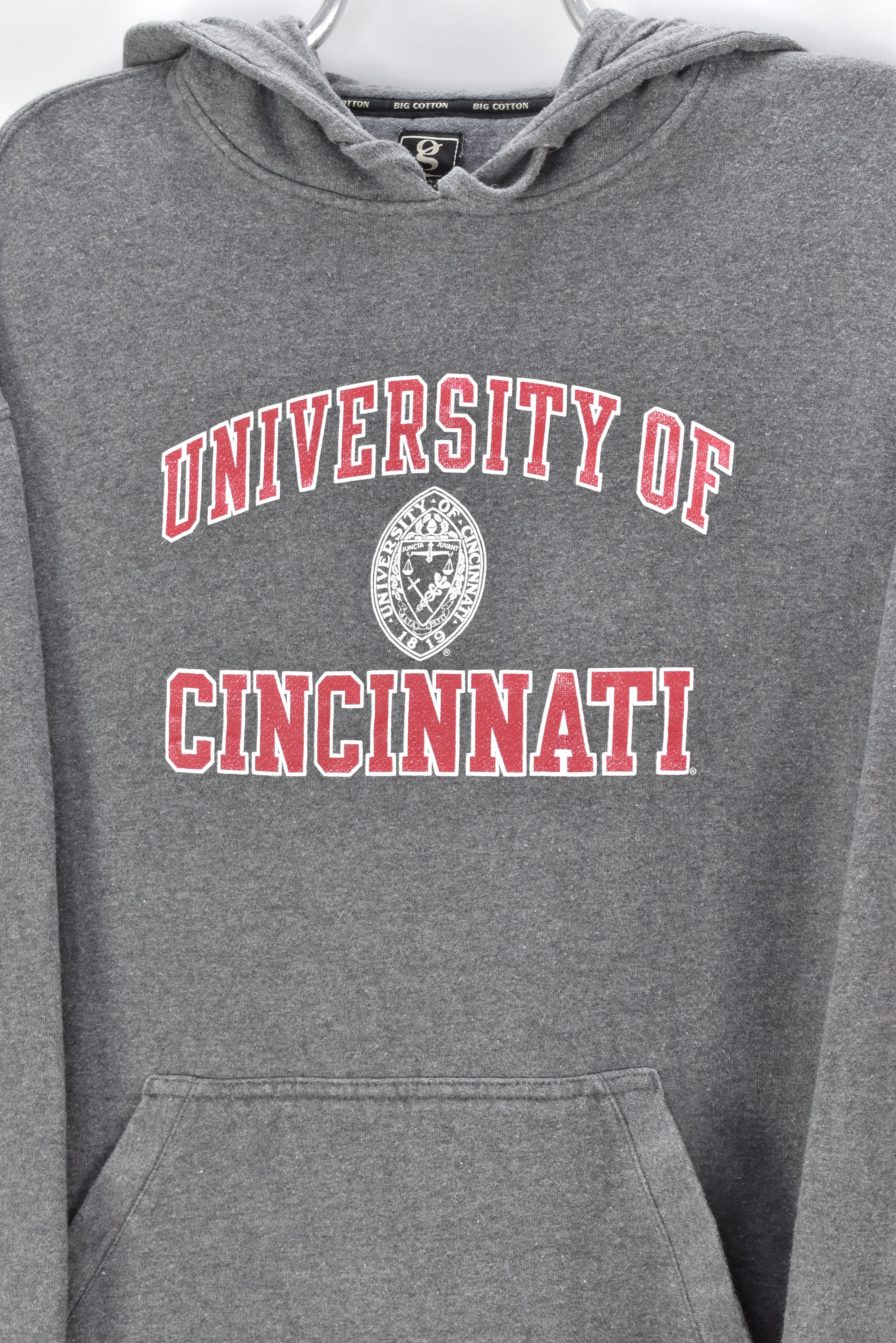 VINTAGE CINCINNATI UNIVERSITY GREY HOODIE | XXL COLLEGE