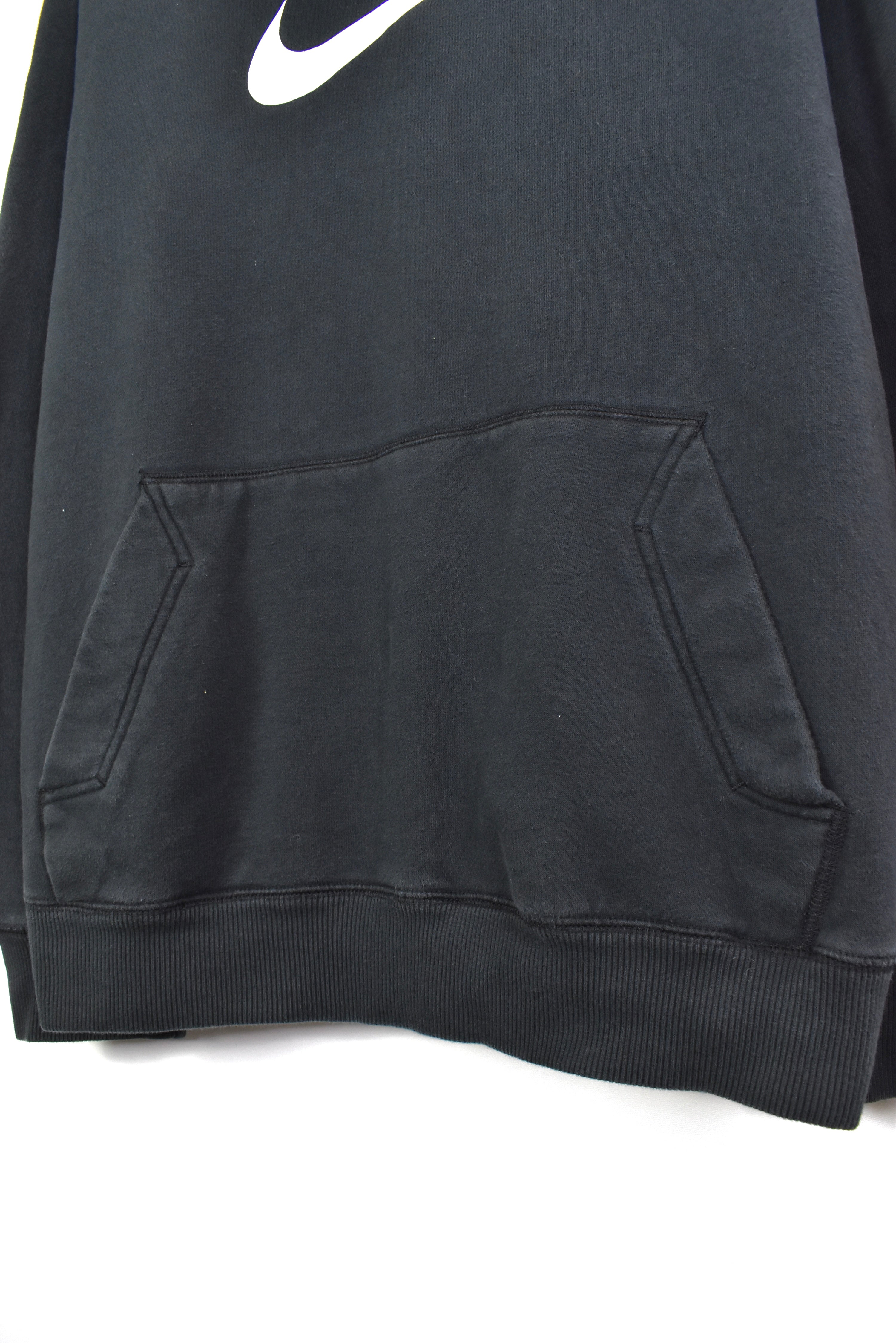 Vintage Nike hoodie, pullover graphic sweatshirt - XL, black NIKE