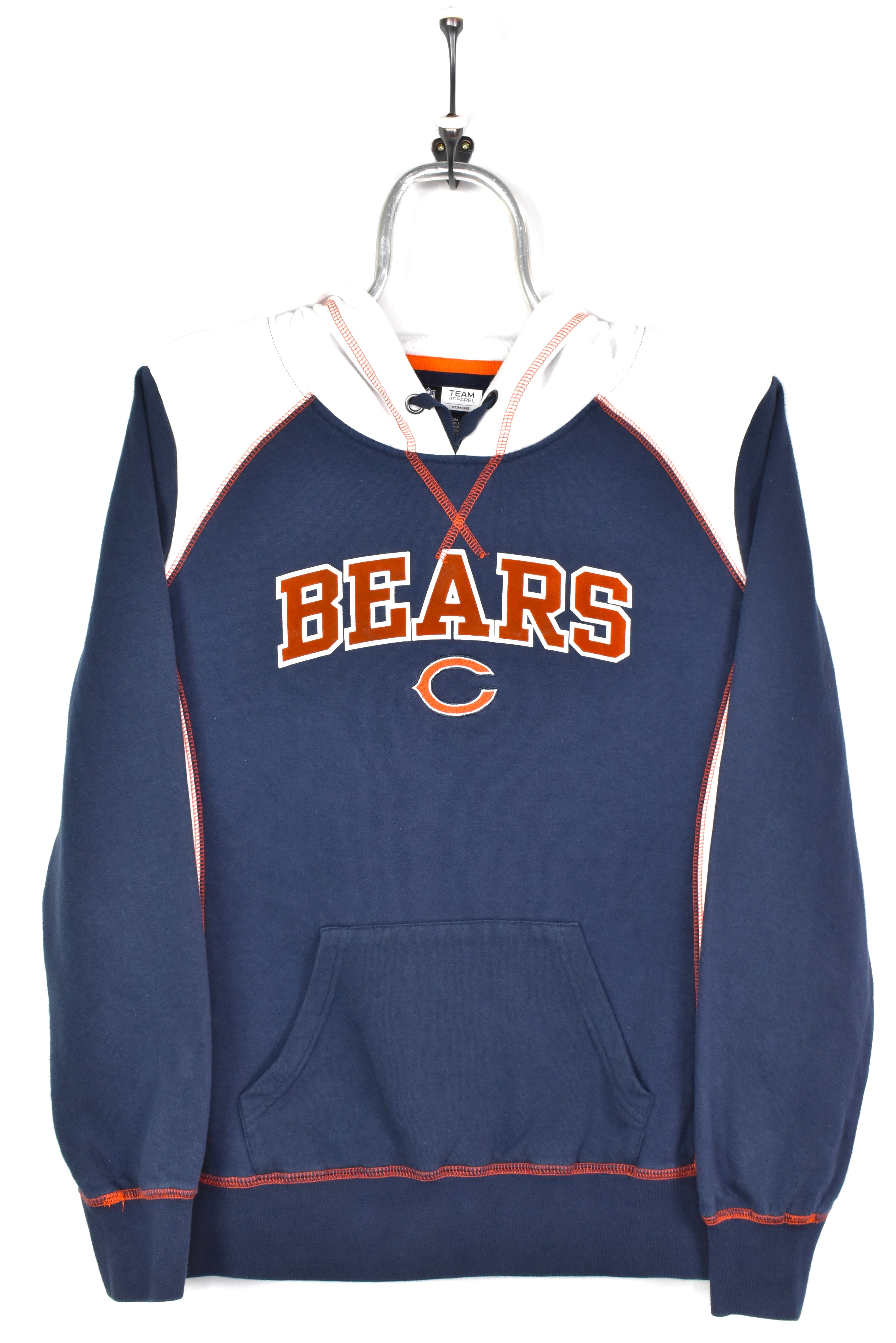 VINTAGE WOMEN'S NFL CHICAGO BEARS NAVY HOODIE | LARGE PRO SPORT