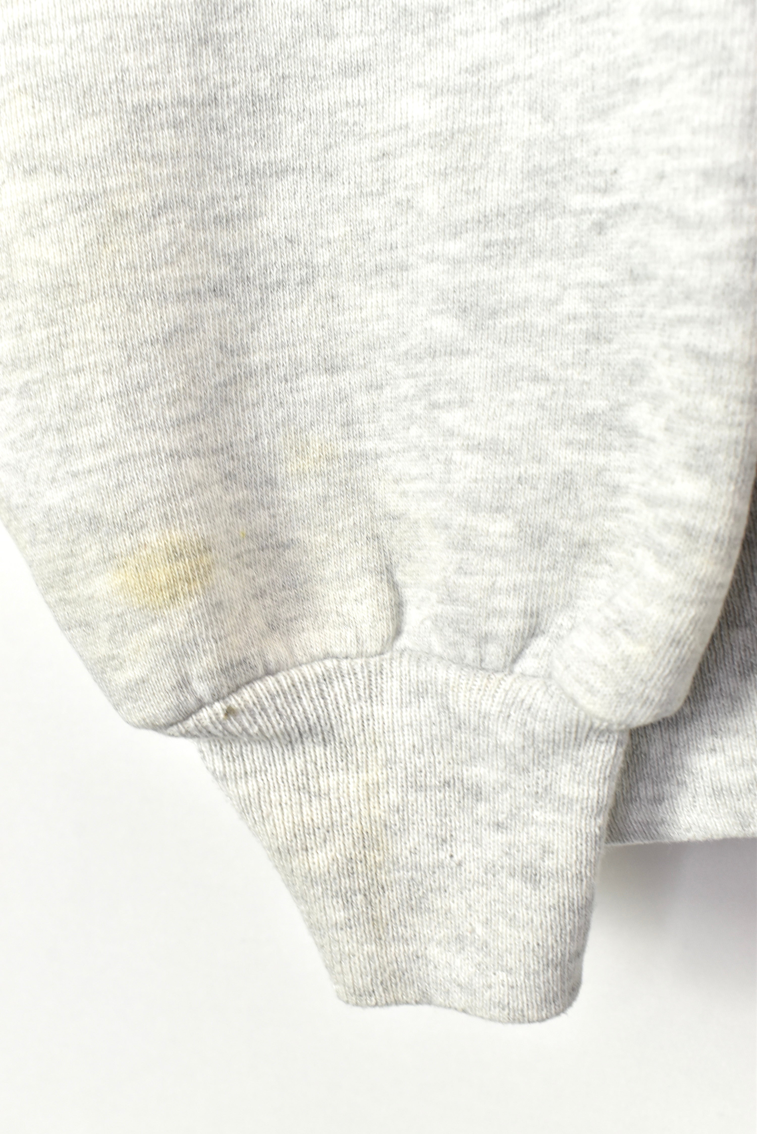 VINTAGE AUBURN UNIVERSITY EMBROIDERED GREY SWEATSHIRT | LARGE COLLEGE