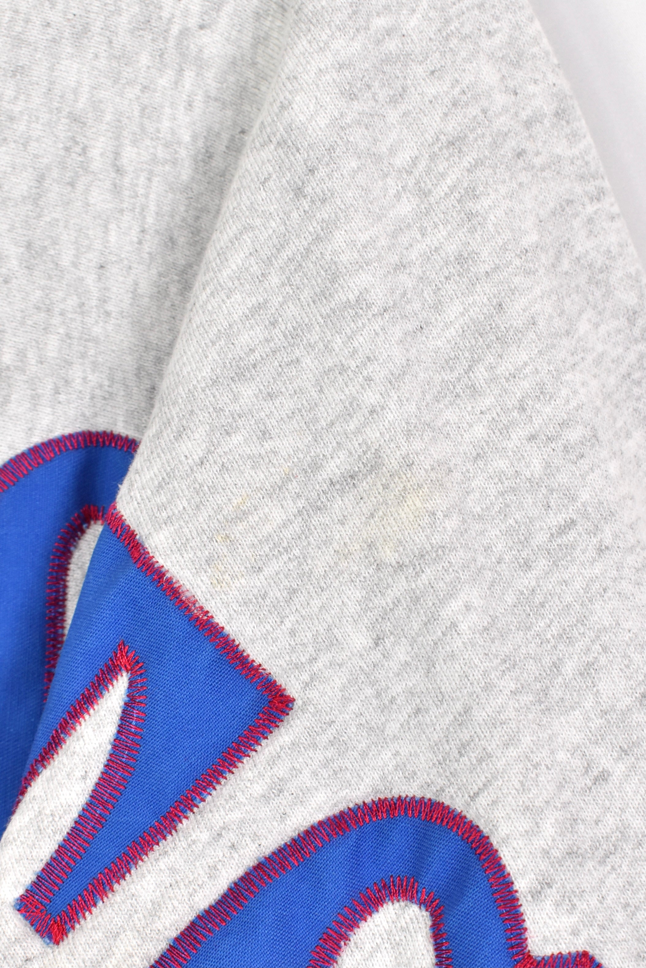 Vintage NFL New England Patriots embroidered grey sweatshirt | Large PRO SPORT