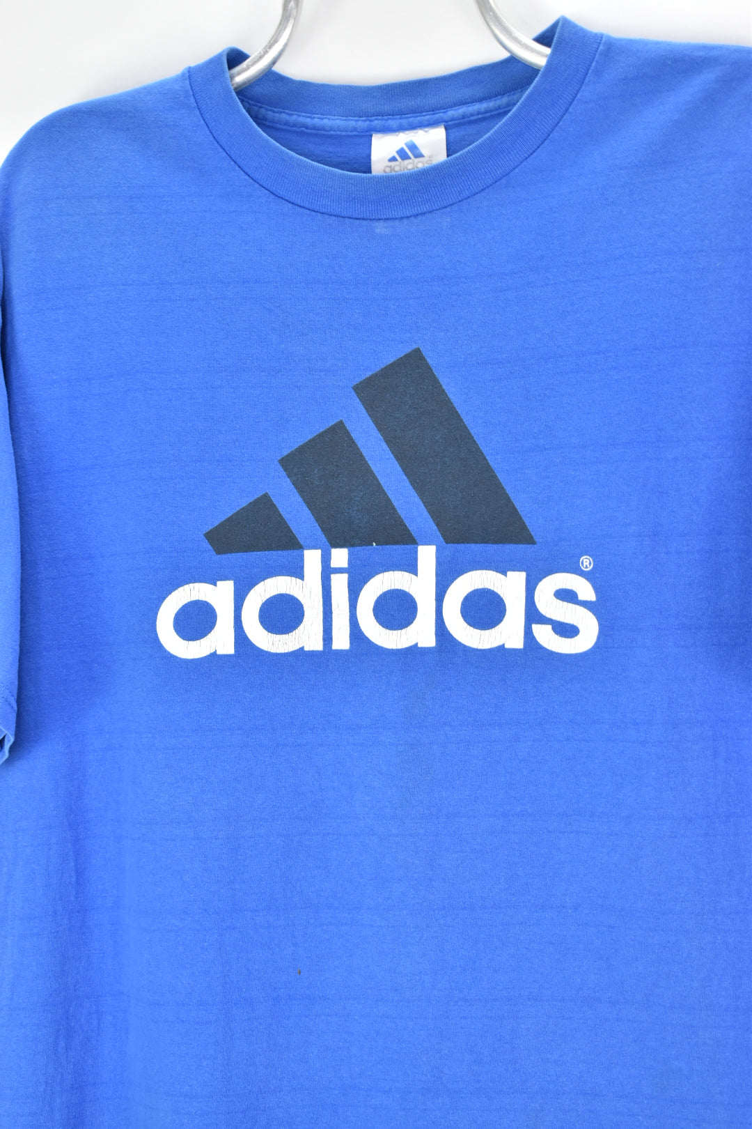 VINTAGE ADIDAS BLUE T-SHIRT | MEDIUM ADIDAS
