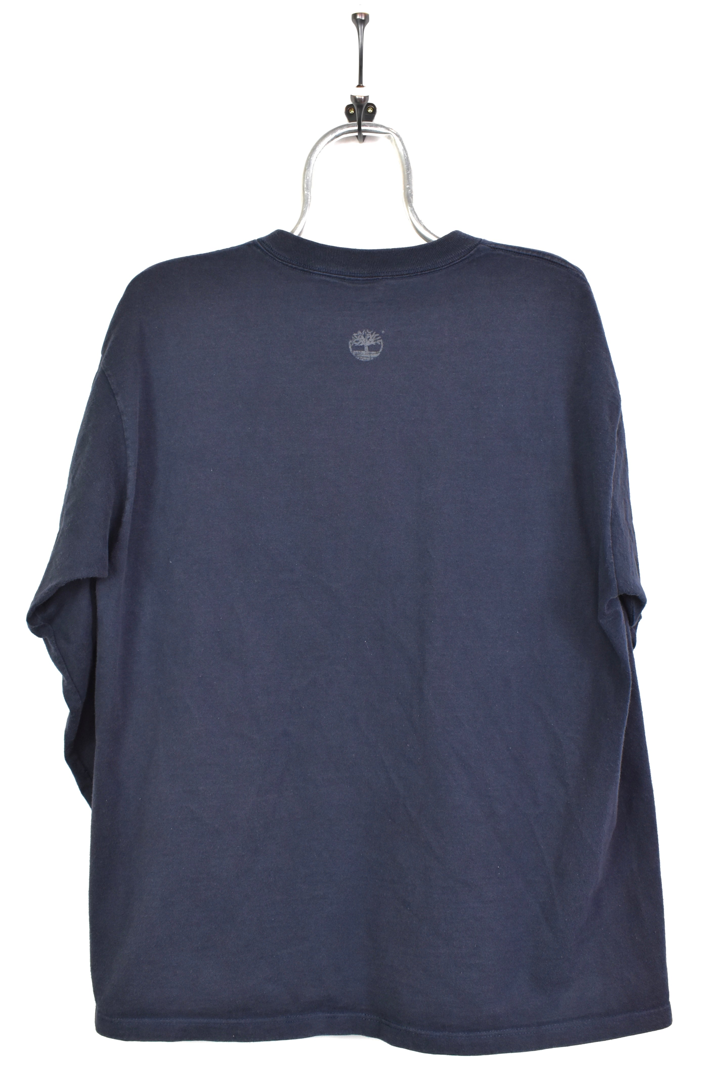 Vintage Timberland shirt, long sleeve navy blue graphic tee - AU L TIMBERLAND