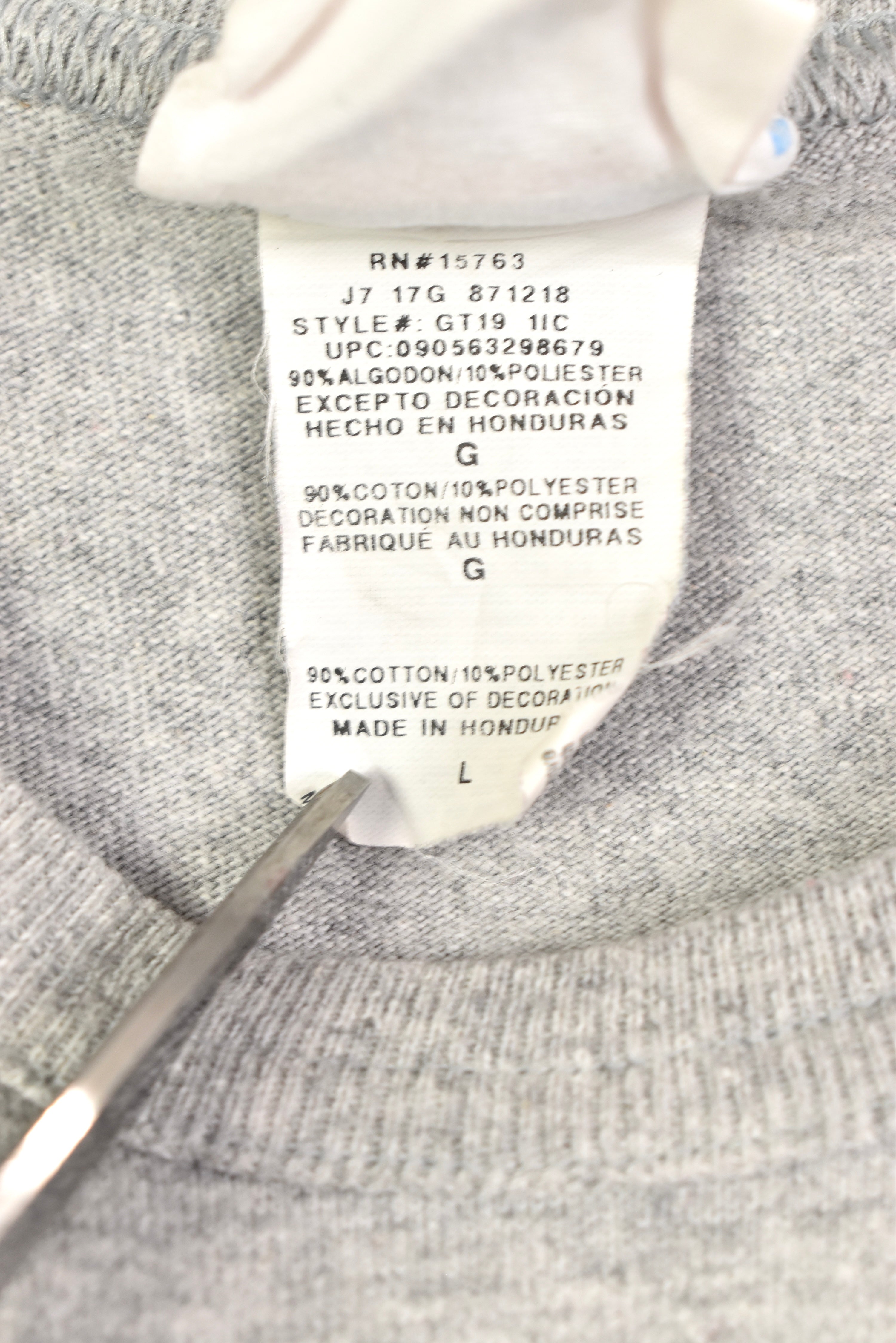 Modern Champion shirt, short sleeve graphic tee - medium, grey CHAMPION