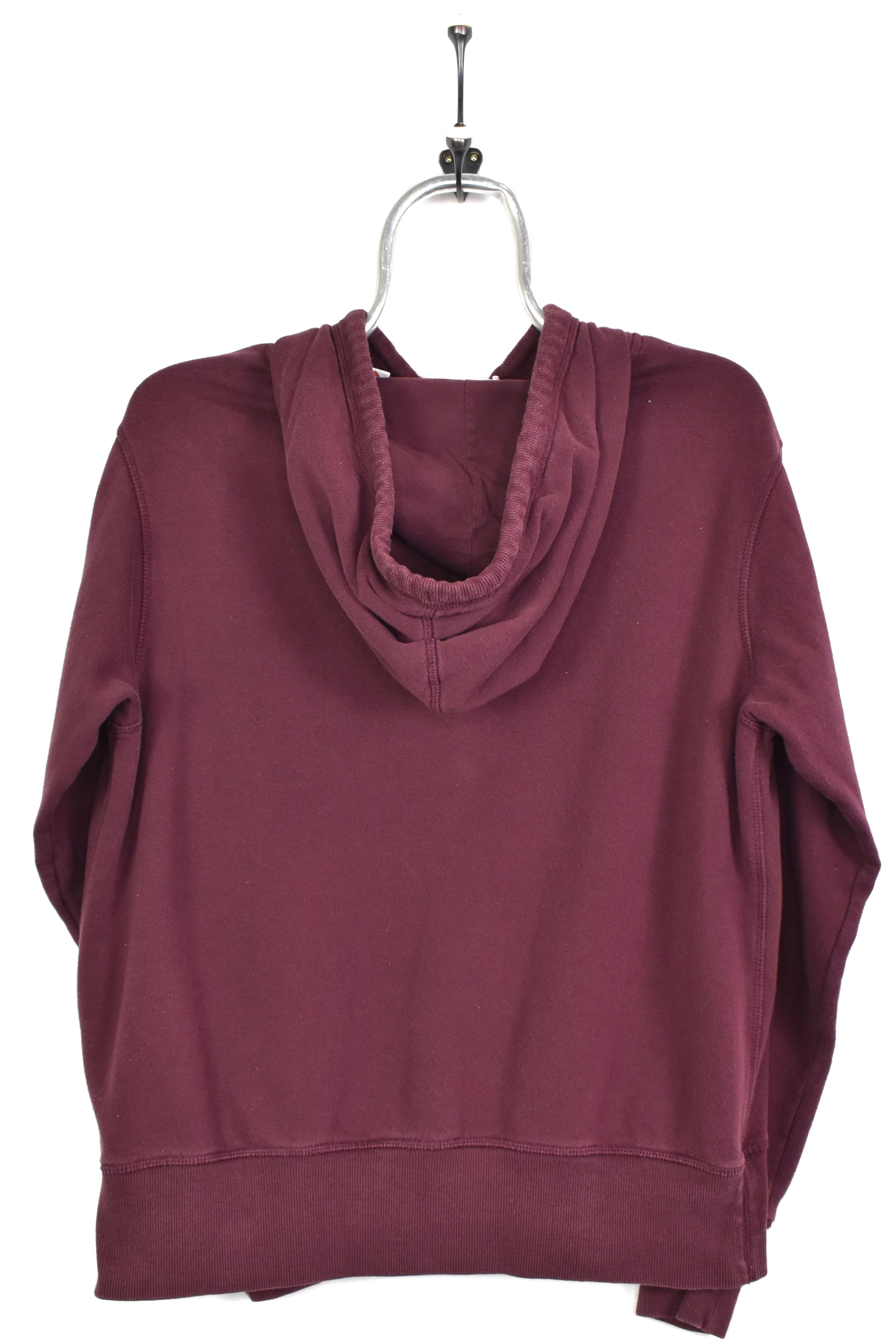 Women's modern Harvard University hoodie, long sleeve graphic sweatshirt - medium, burgundy COLLEGE