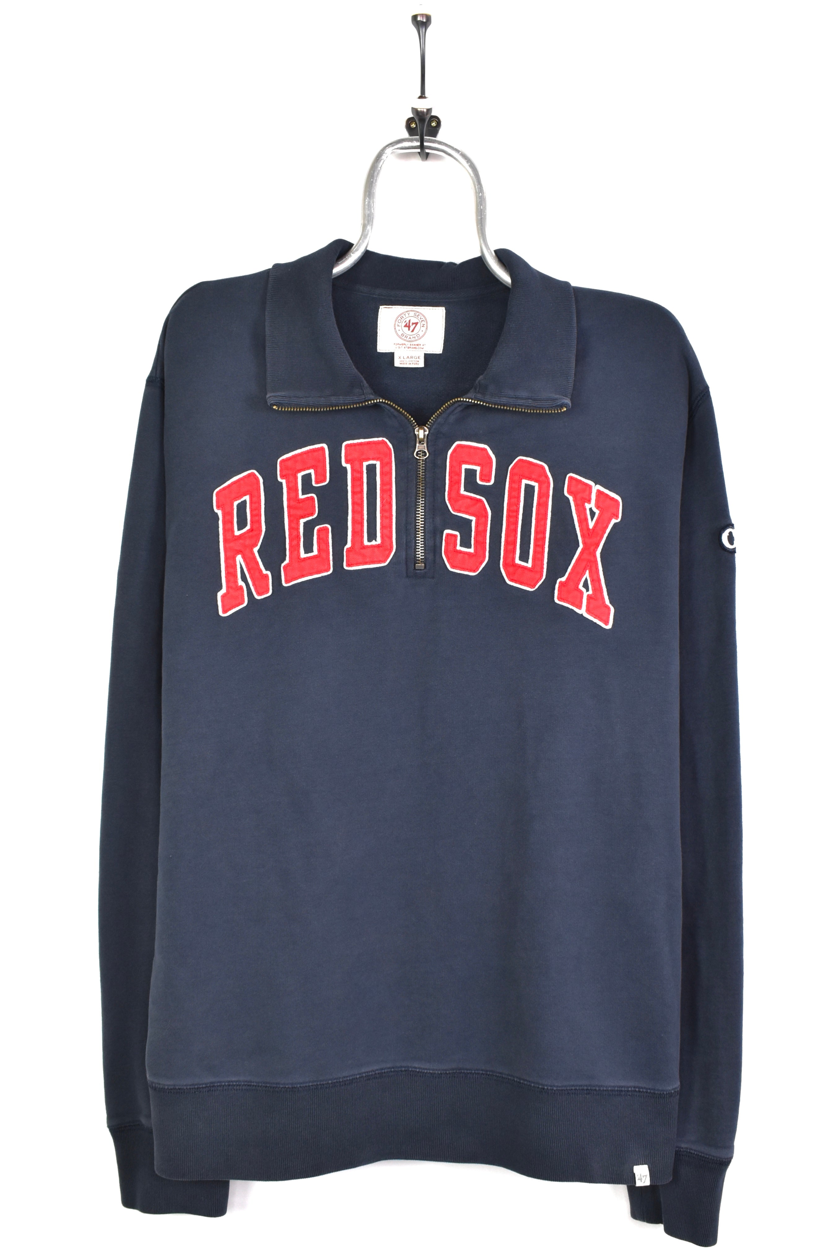 Modern MLB Boston Red Sox navy 1/4 zip sweatshirt | XL PRO SPORT