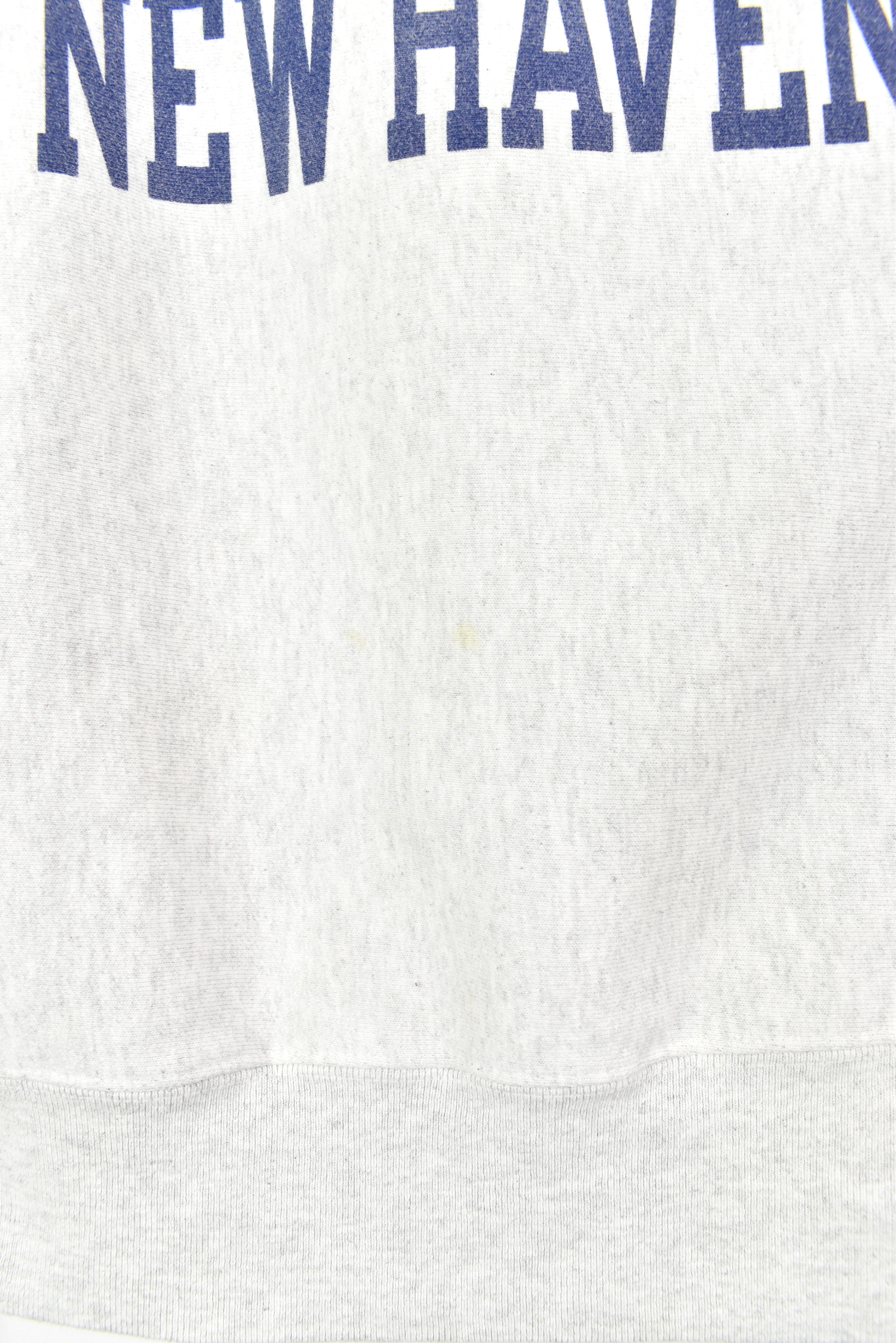 VINTAGE NEW HAVEN UNIVERSITY GREY SWEATSHIRT | SMALL COLLEGE