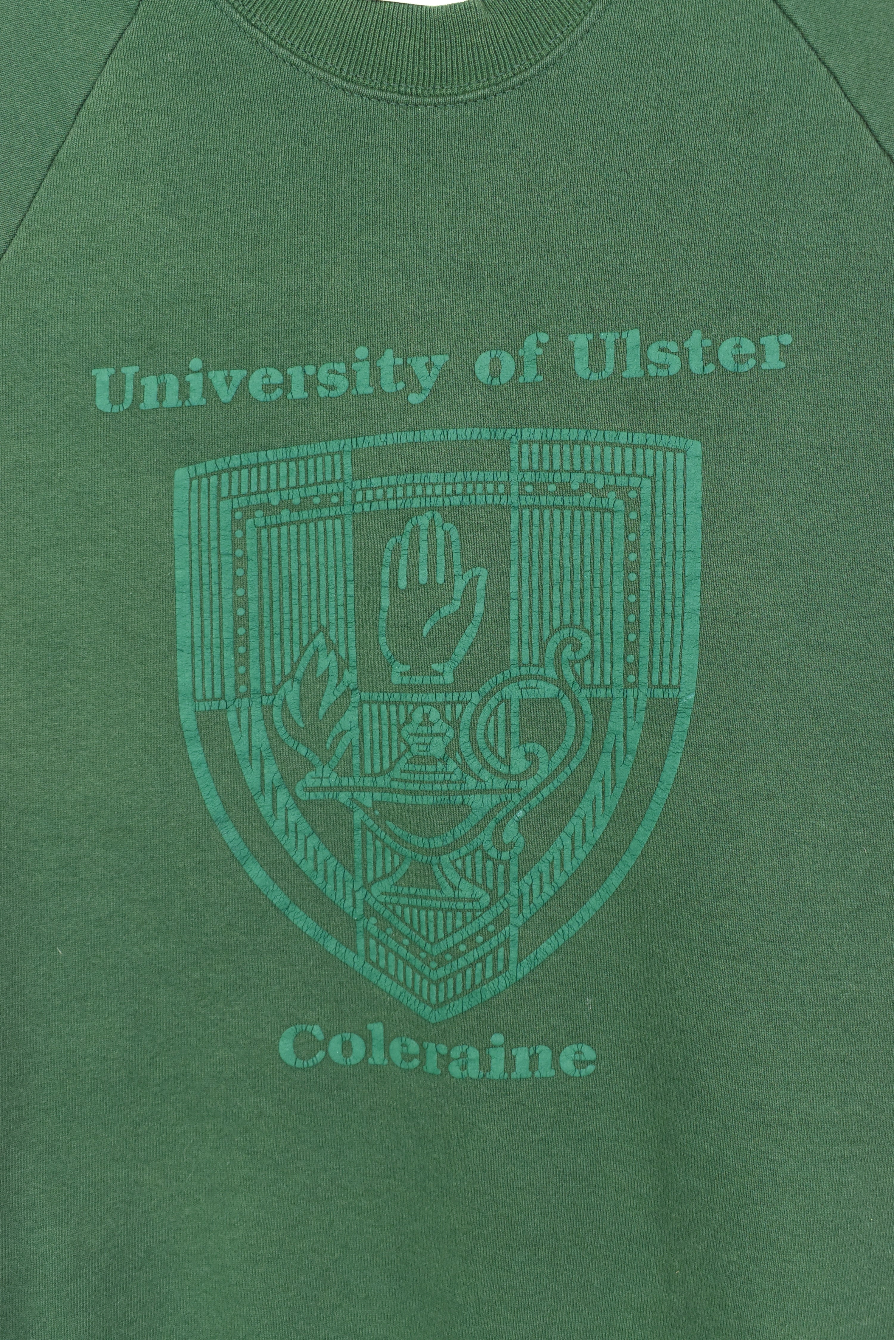 Vintage ulster university green sweatshirt | medium COLLEGE