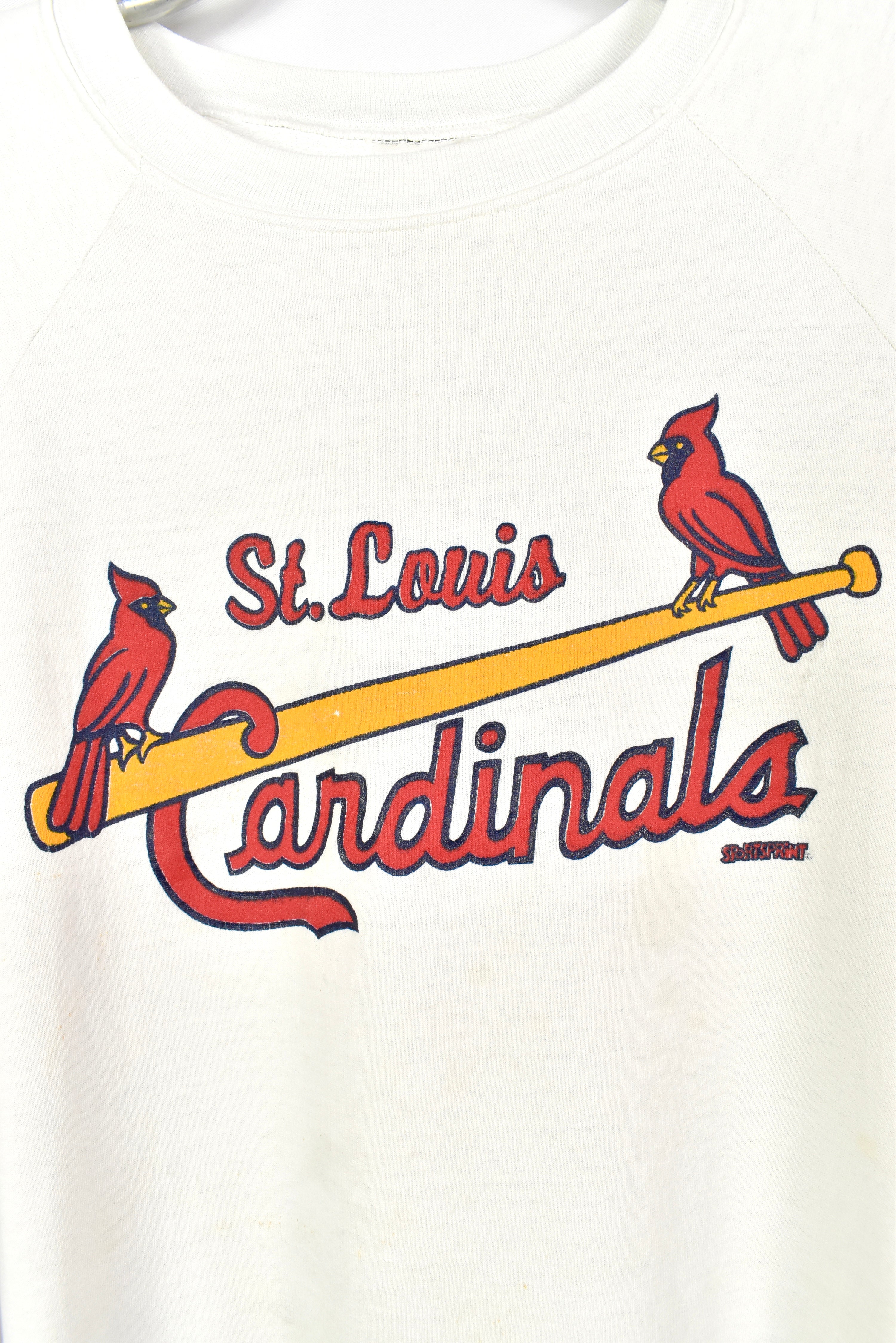 VINTAGE MLB ST. LOUIS CARDINALS WHITE SWEATSHIRT | XXL PRO SPORT