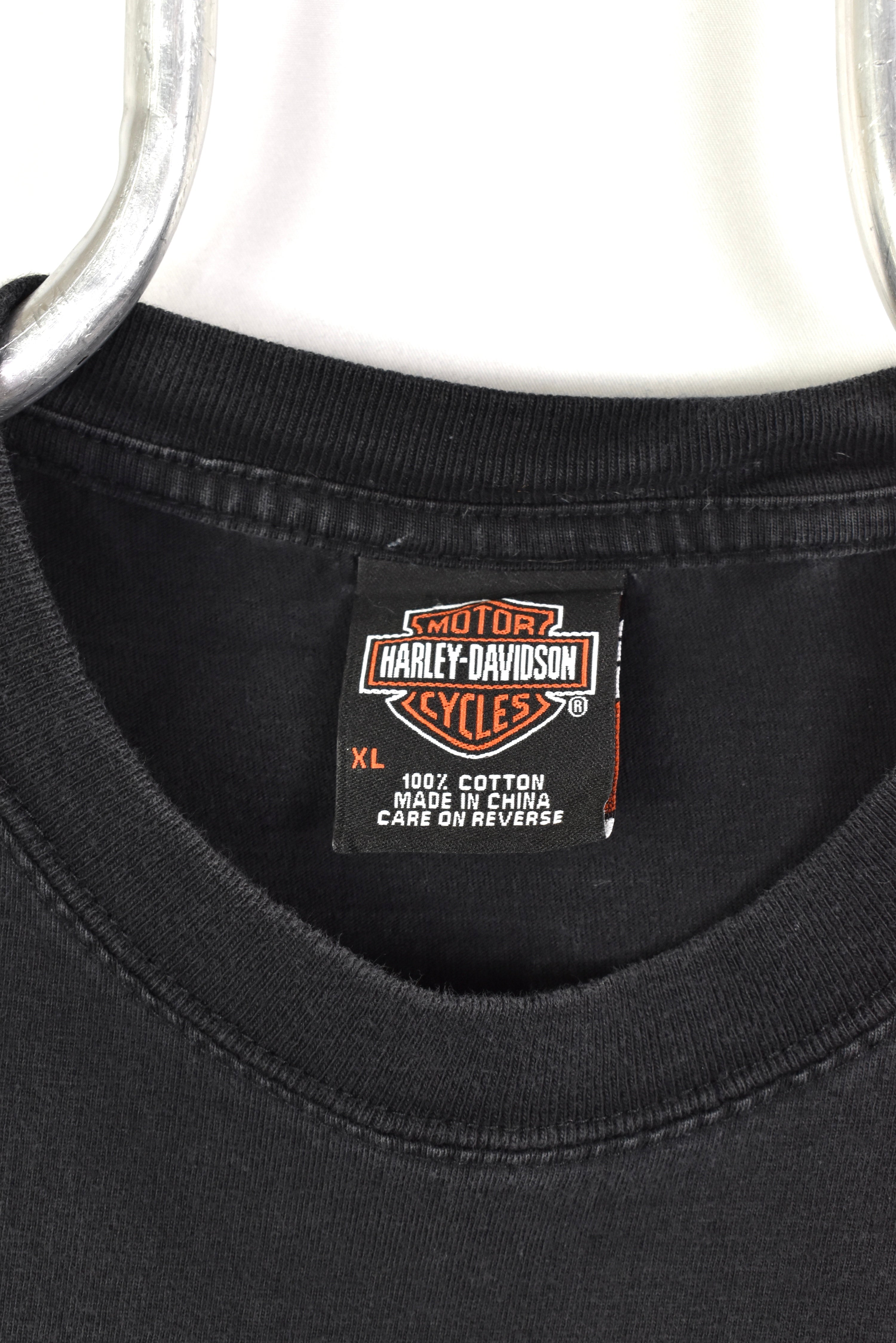 Vintage Harley Davidson shirt, black Jamaica graphic tee - AU XL HARLEY DAVIDSON