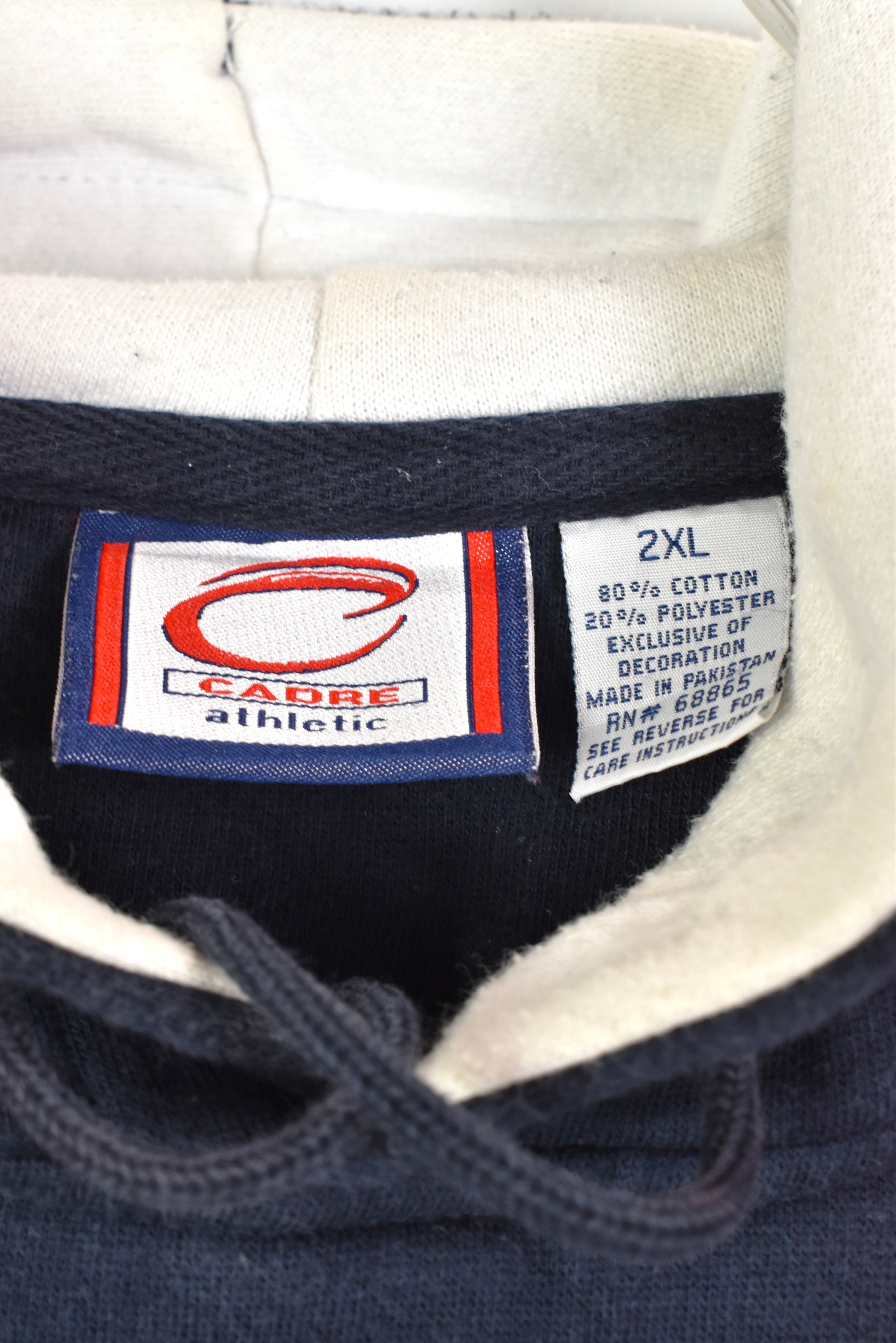 Vintage University of Connecticut hoodie, Huskies embroidered sweatshirt- AU XXL COLLEGE