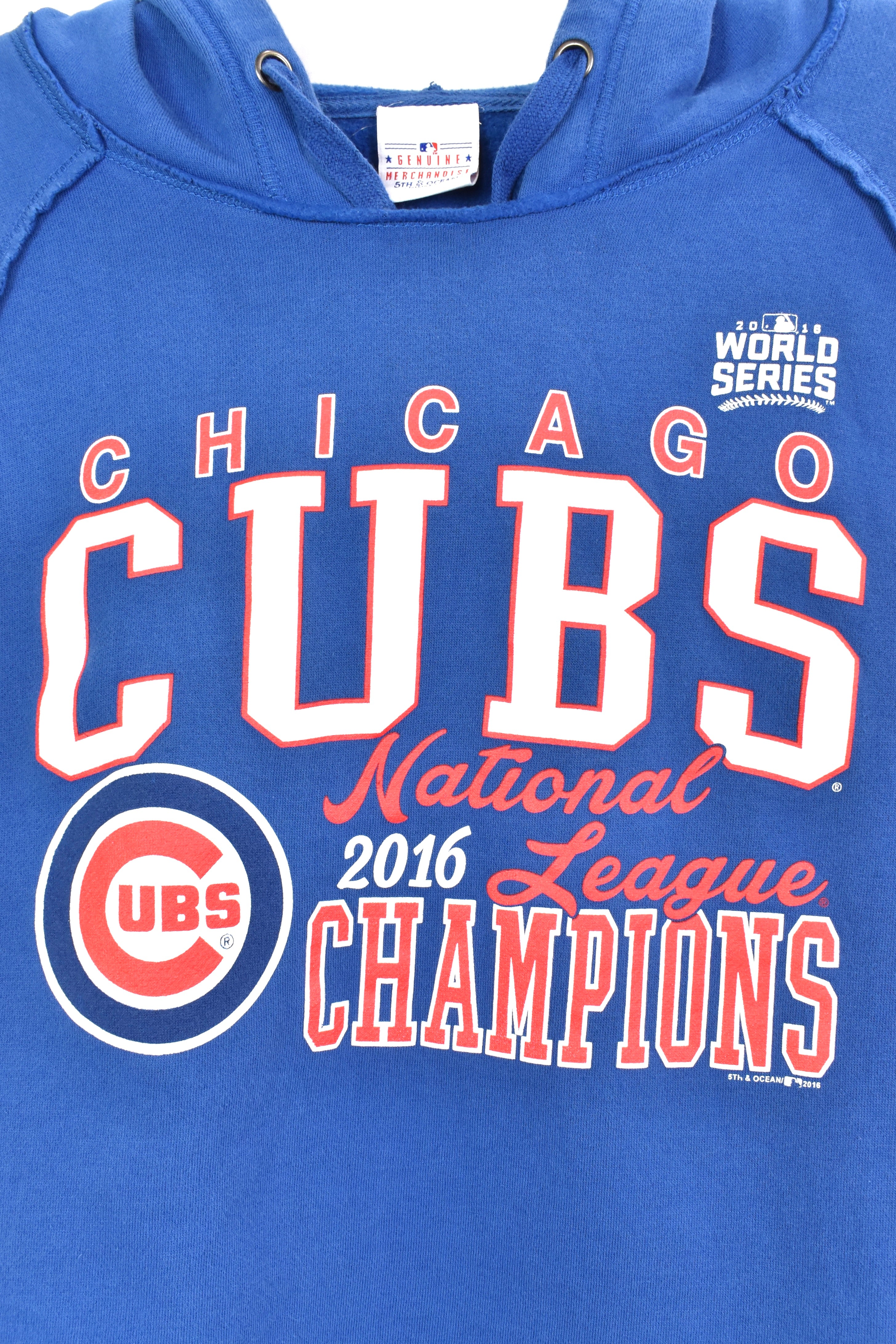 Modern Women's 2016 MLB Chicago Cubs blue hoodie | Medium PRO SPORT