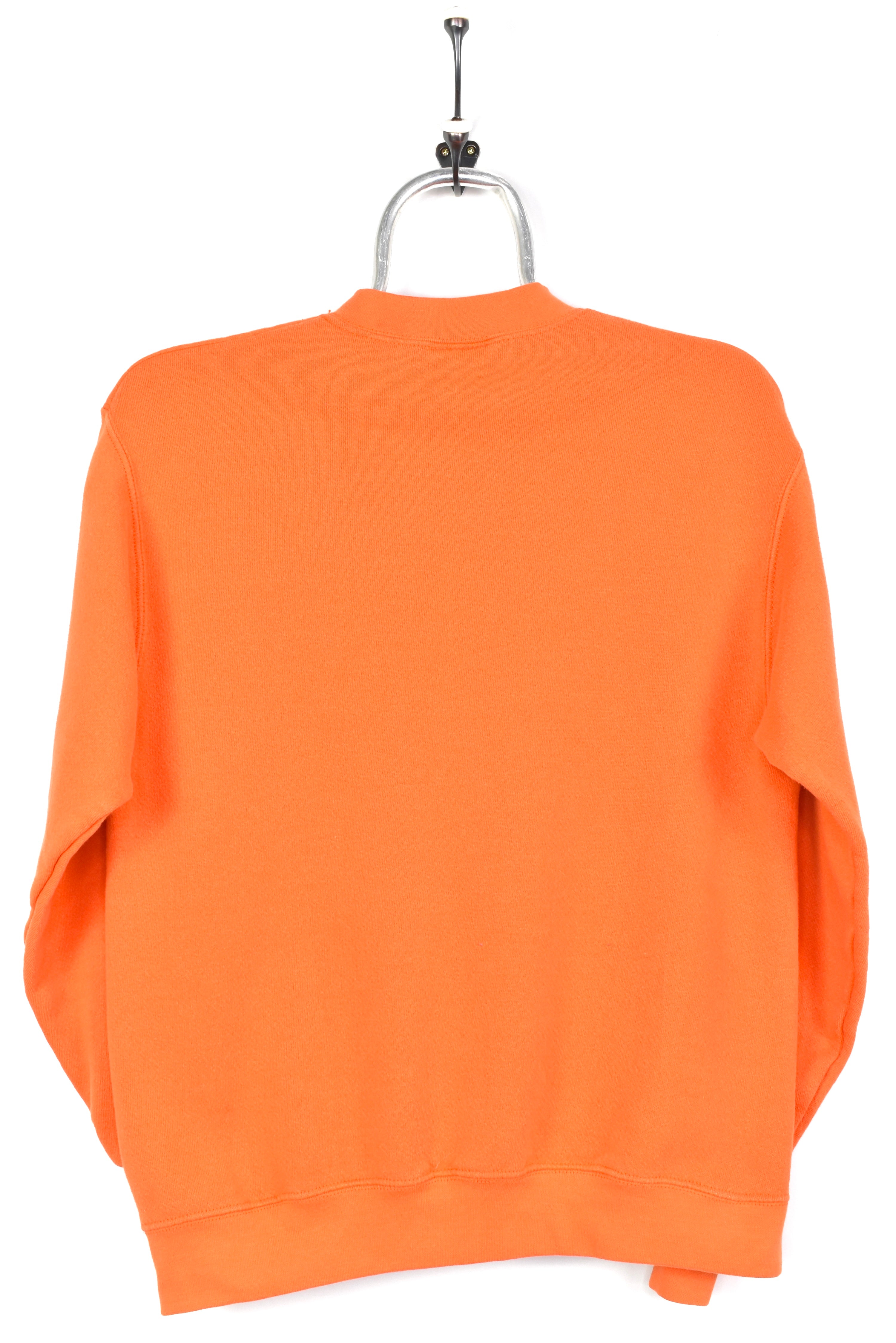 VINTAGE ILLINOIS UNIVERSITY EMBROIDERED ORANGE SWEATSHIRT | MEDIUM COLLEGE