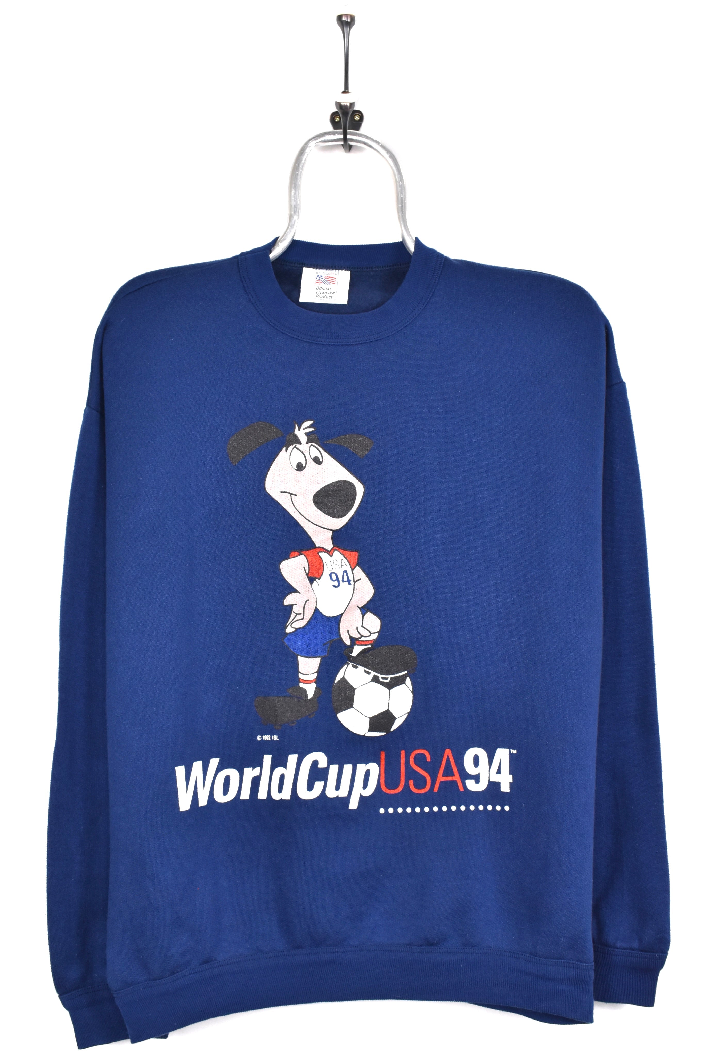 Vintage World Cup sweatshirt, 1994 USA soccer blue crewneck - AU Small PRO SPORT