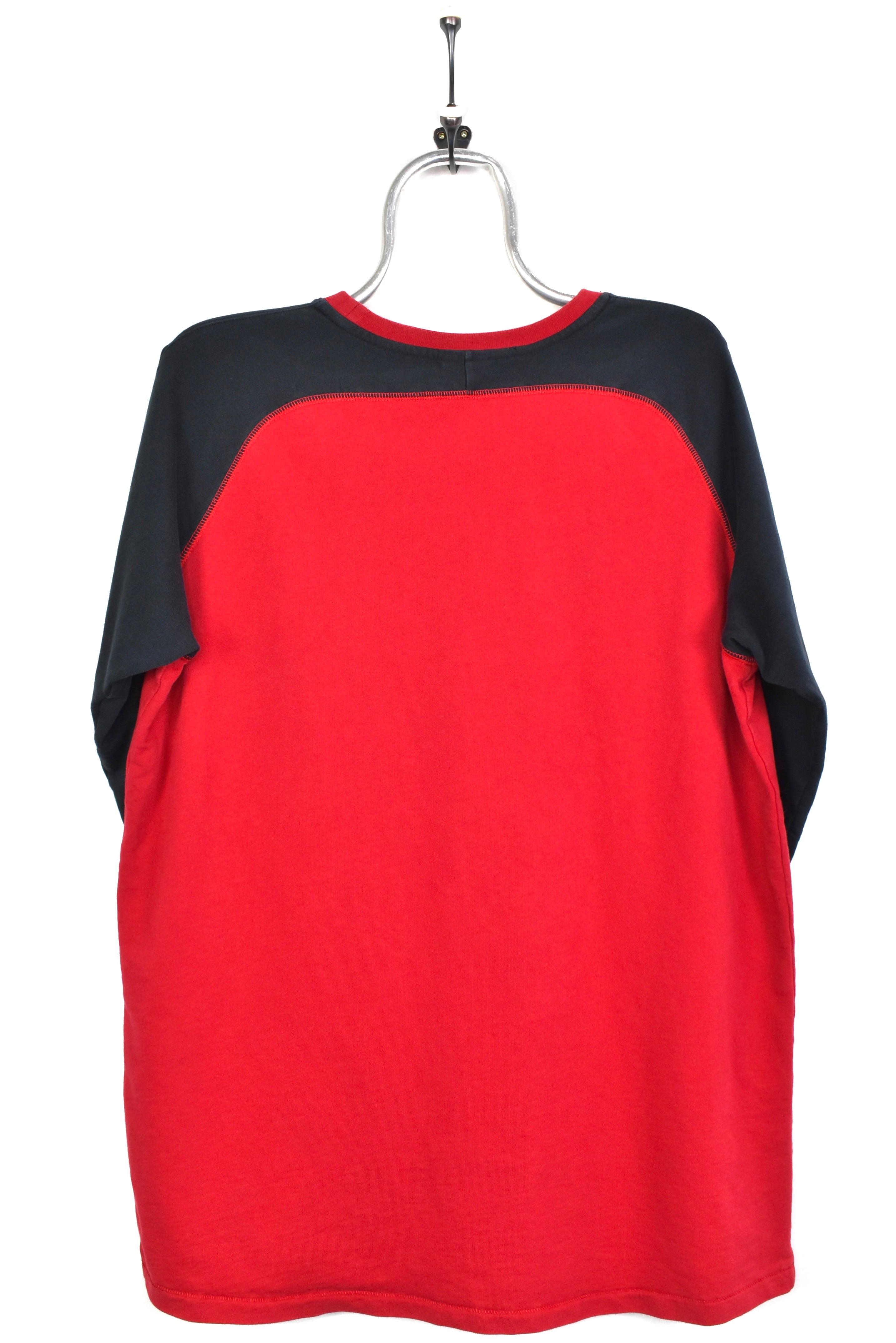 Vintage Nike shirt, Air Jordan embroidered half sleeve tee - XL, red NIKE