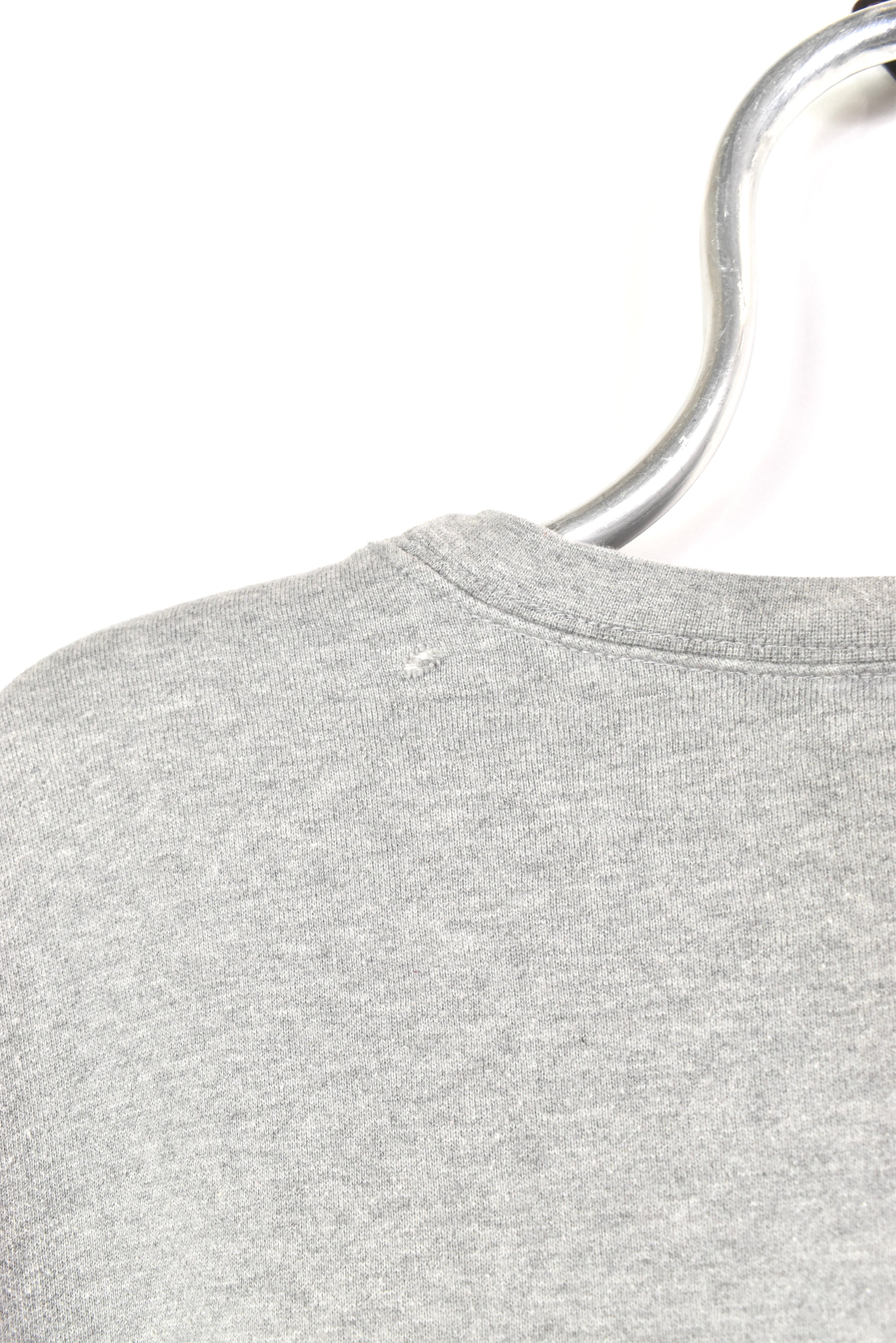 Vintage Disney sweatshirt, Mickey Mouse embroidered crewneck - XXXL, grey DISNEY / CARTOON