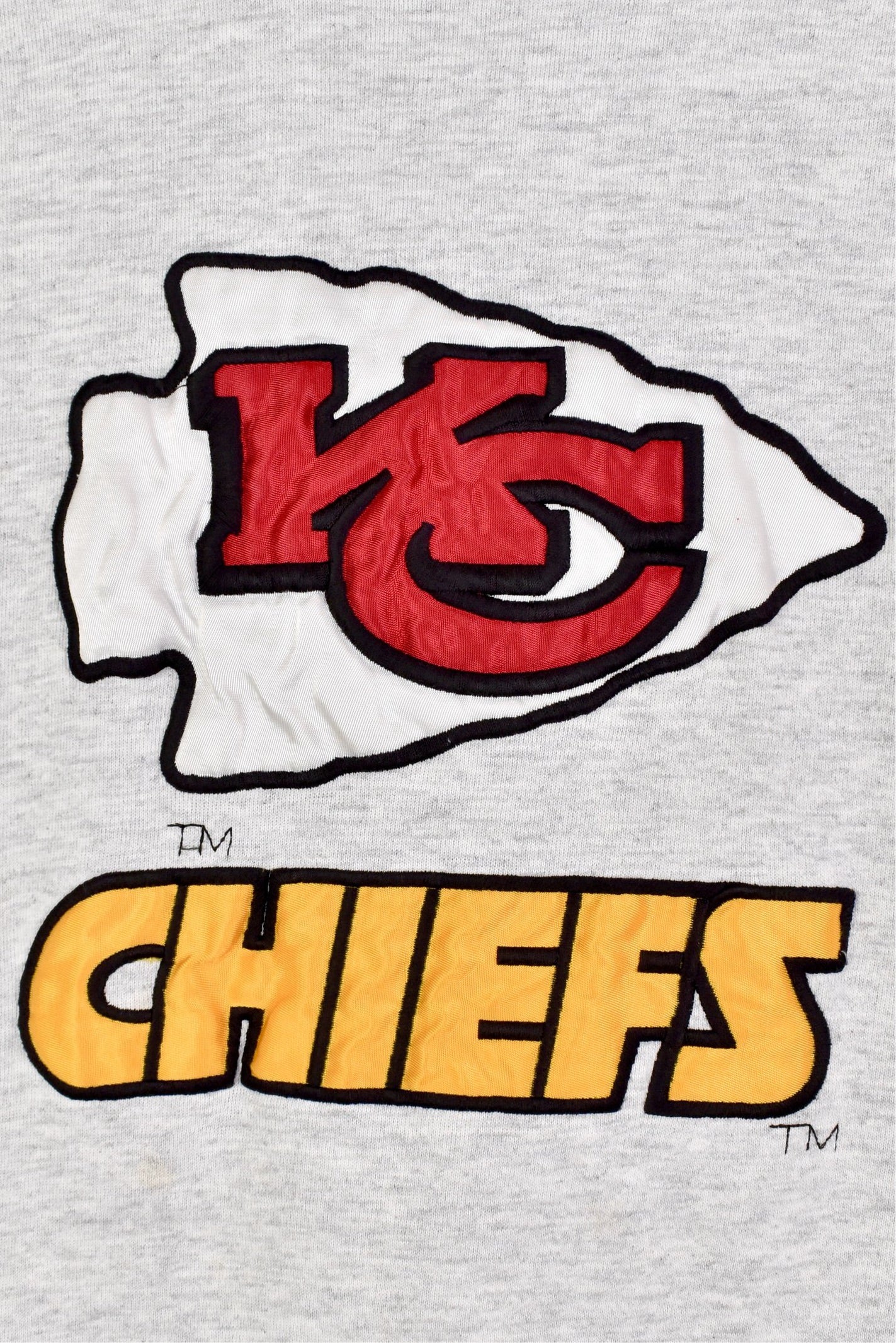Vintage NFL Kansas City Chiefs embroidered grey hoodie | XL PRO SPORT