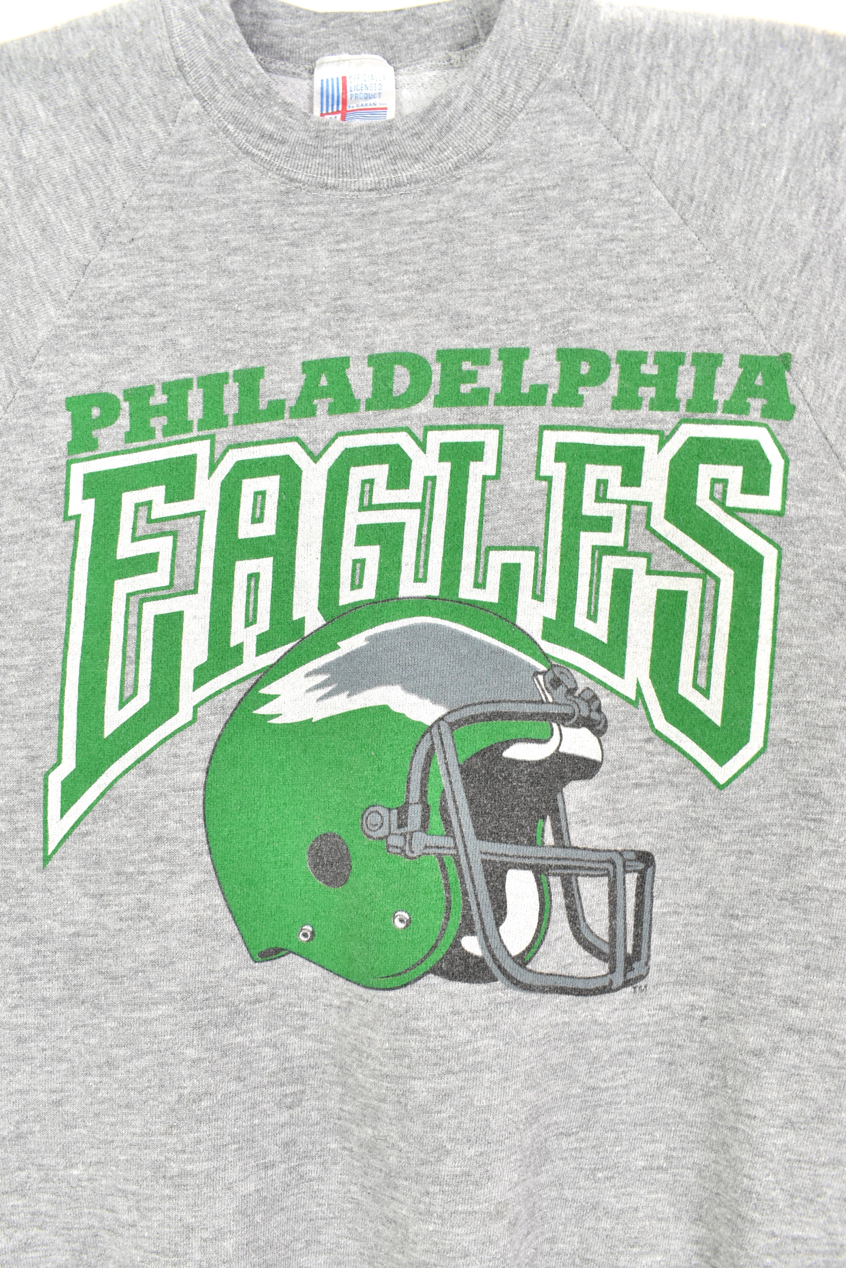 Vintage Philadelphia Eagles sweatshirt, 80s NFL graphic crewneck - XS, grey PRO SPORT