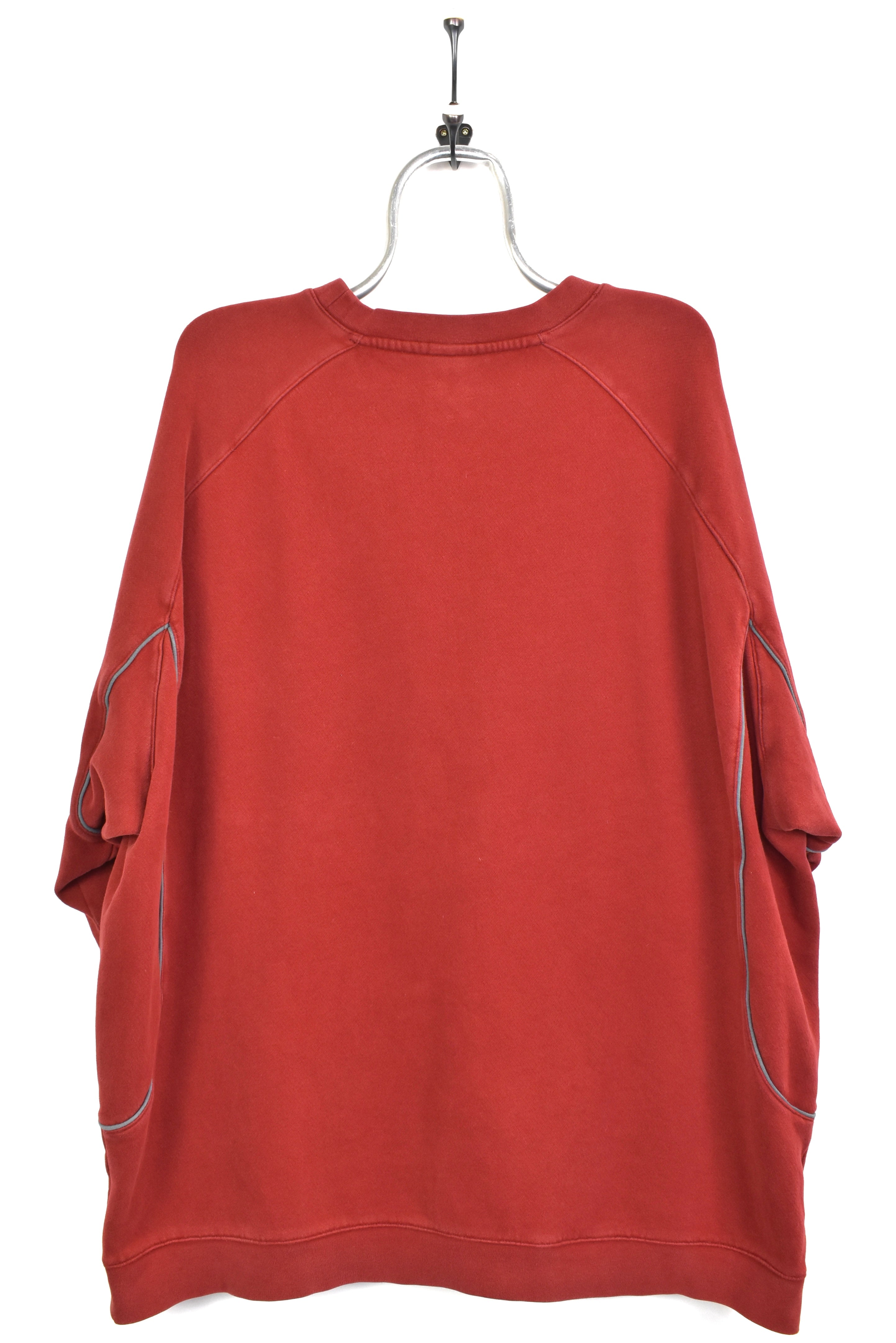 Vintage Nike sweatshirt, embroidered crewneck - XXL, burgundy NIKE