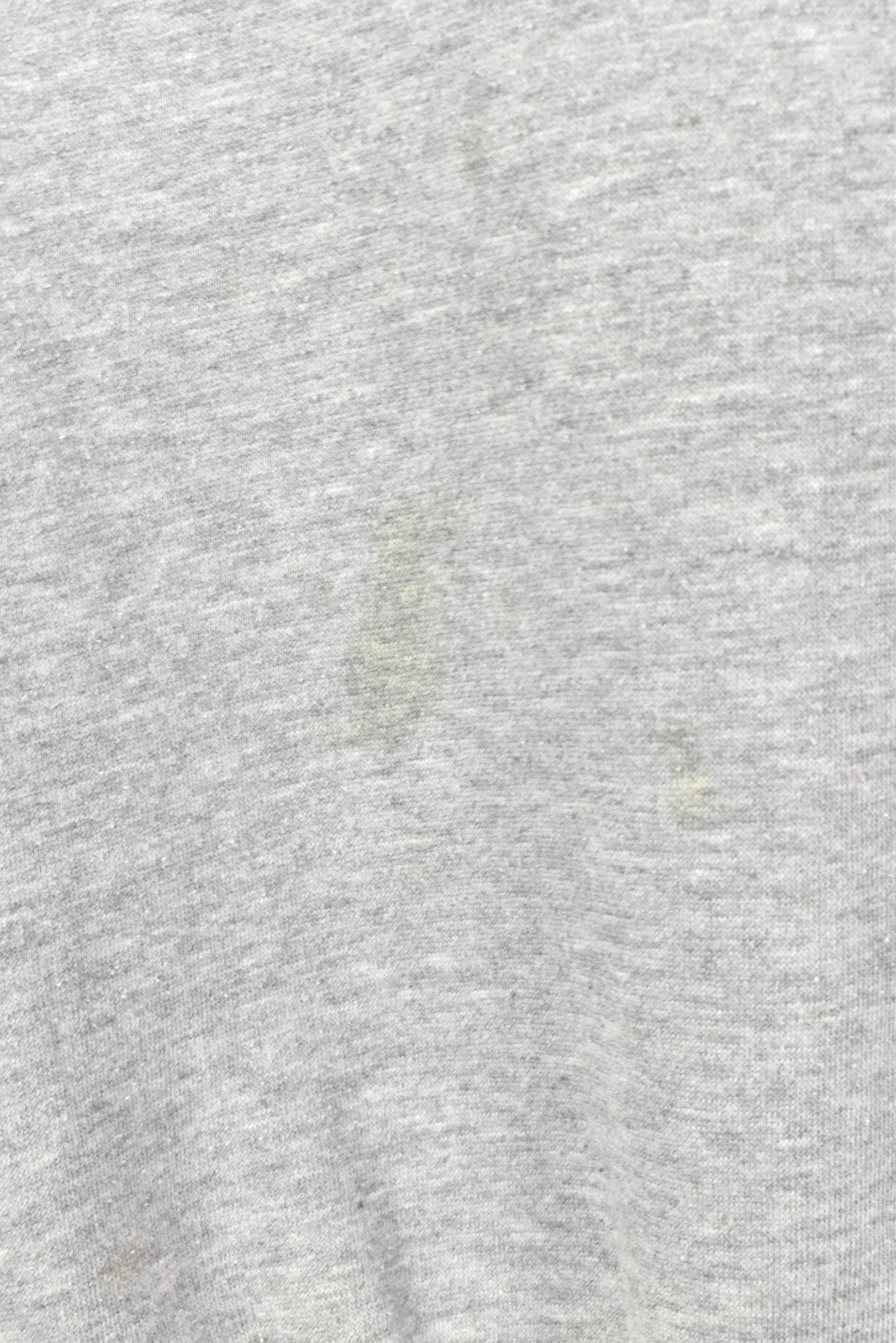 VINTAGE NFL PITTSBURGH STEELERS EMBROIDERED GREY SWEATSHIRT | LARGE PRO SPORT