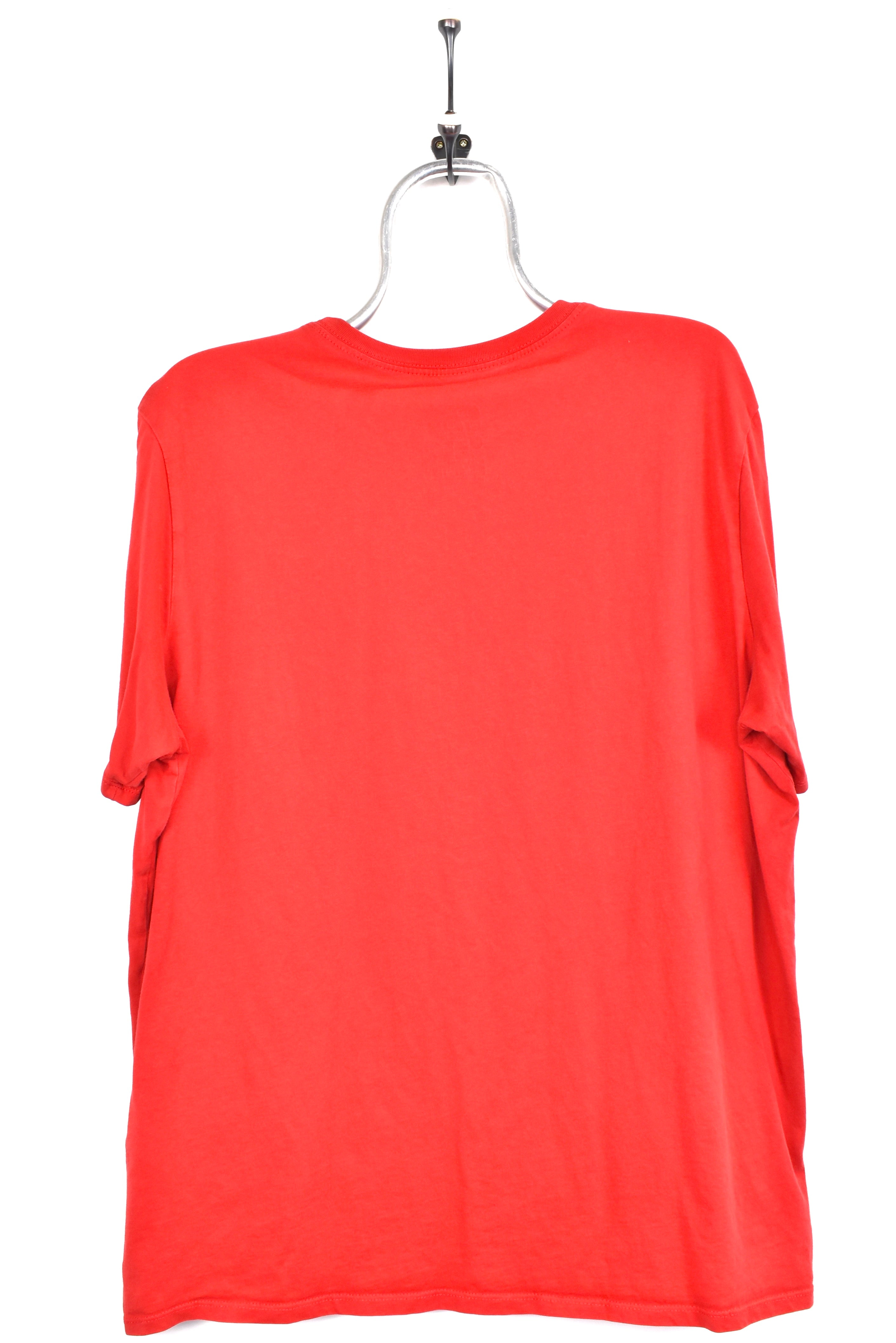 Modern Nike shirt, red graphic tee - AU XL NIKE