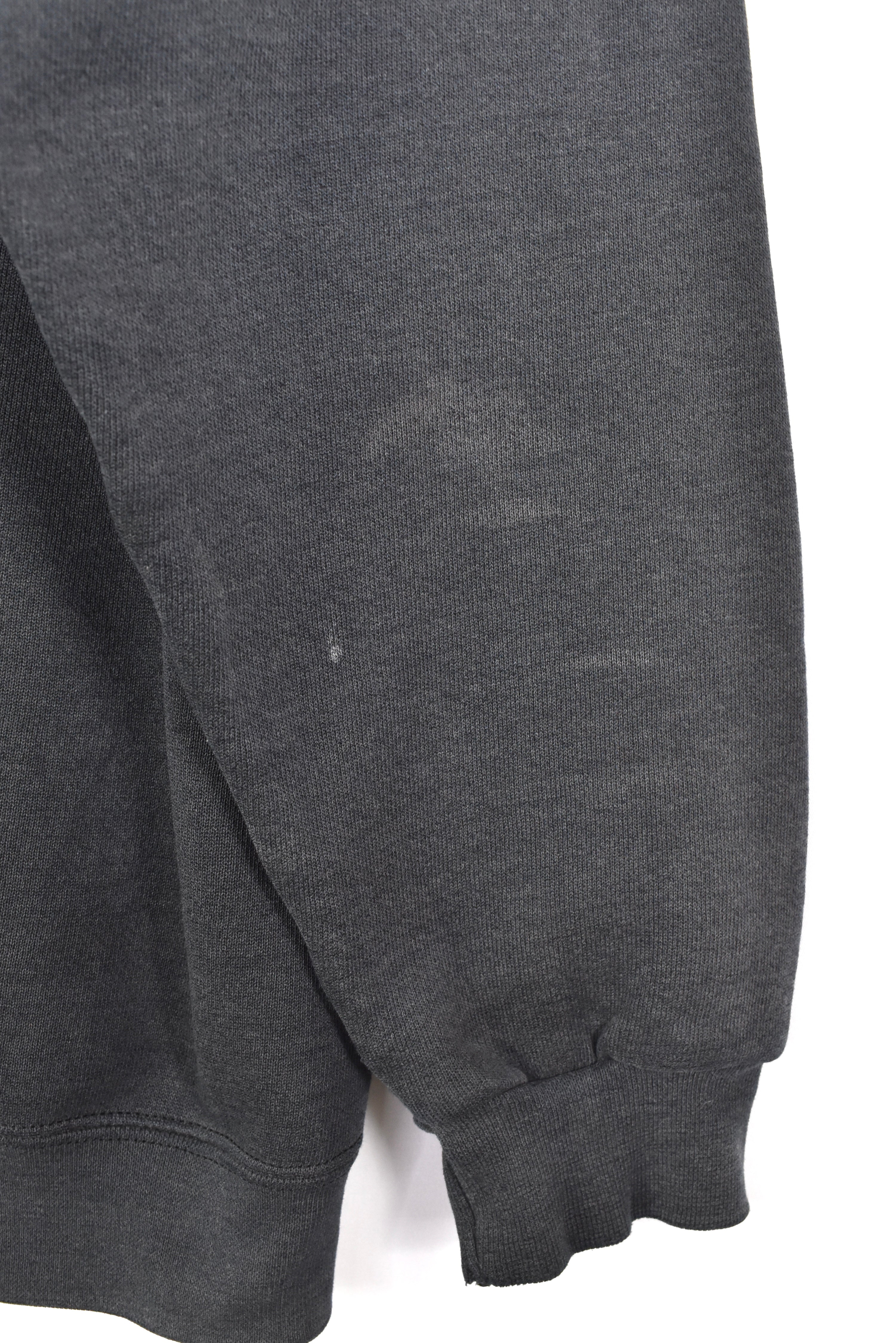 VINTAGE HARLEY DAVIDSON EMBROIDERED BLACK SWEATSHIRT | LARGE HARLEY DAVIDSON