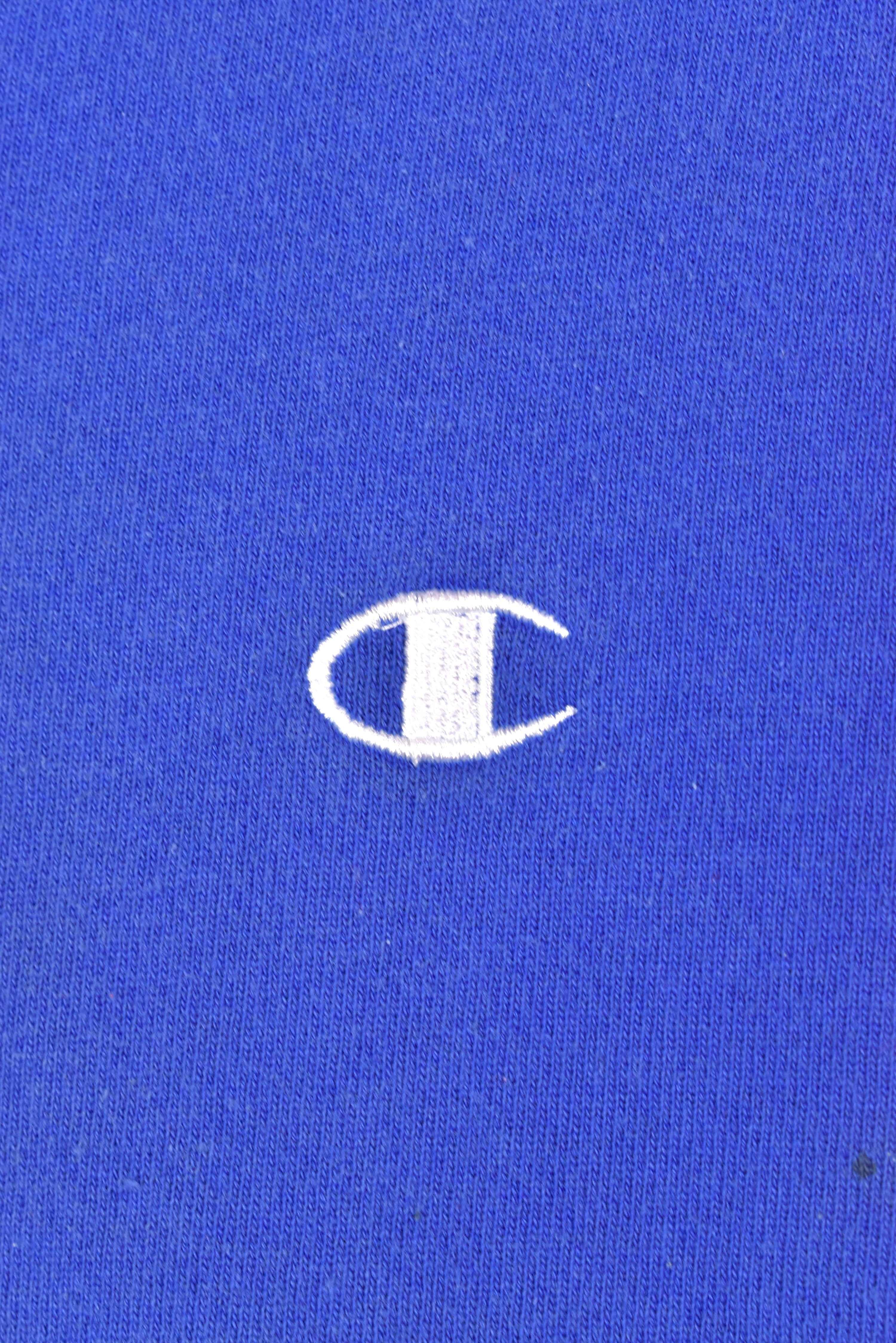 VINTAGE CHAMPION EMBROIDERED BLUE SWEATSHIRT | LARGE CHAMPION