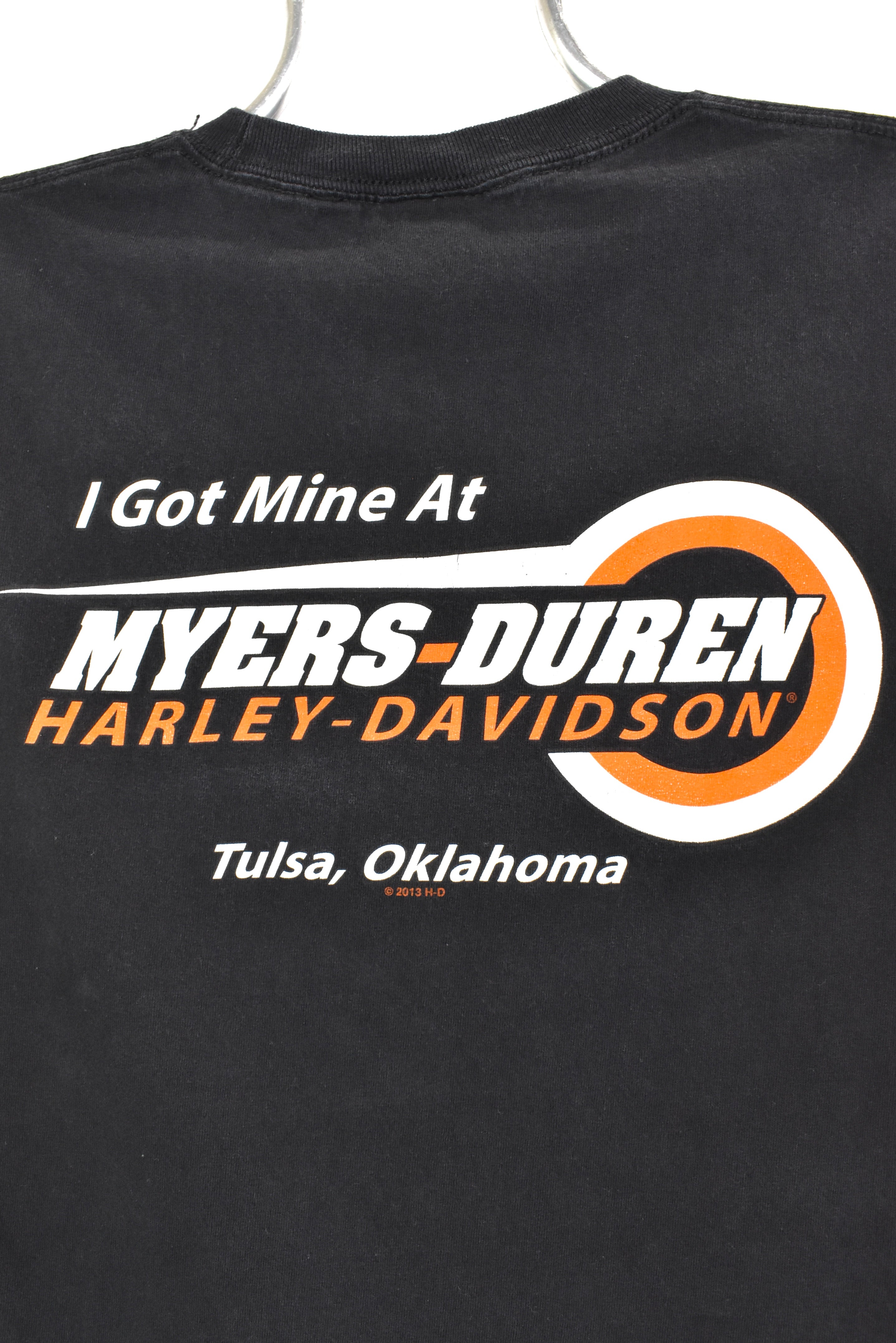 Modern Harley Davidson shirt, 2015 biker graphic tee - medium, black HARLEY DAVIDSON