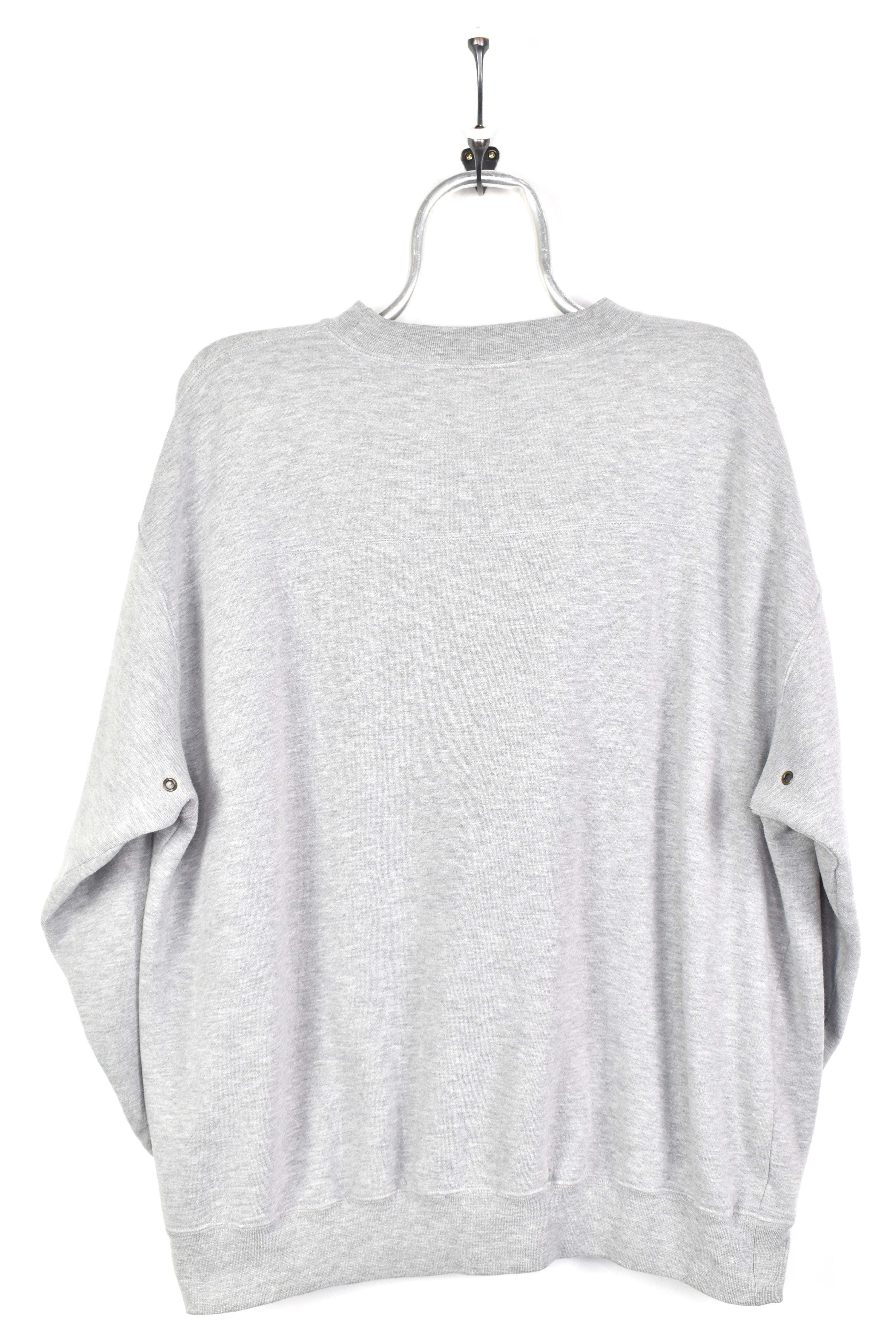 VINTAGE NHL BUFFALO SABRES EMBROIDERED GREY SWEATSHIRT | XL PRO SPORT