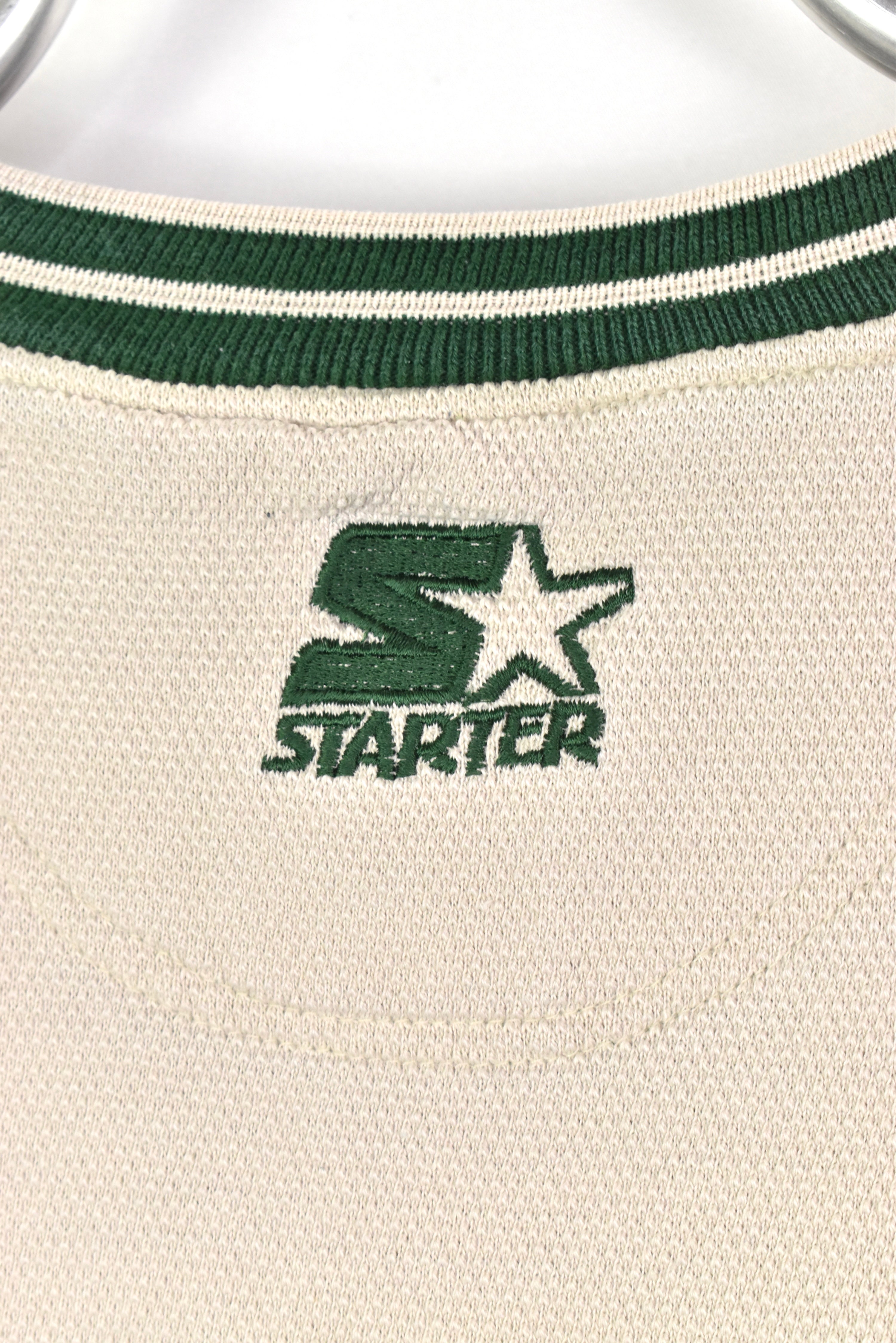 Vintage NFL Green Bay Packers embroidered cream sweatshirt | Large PRO SPORT