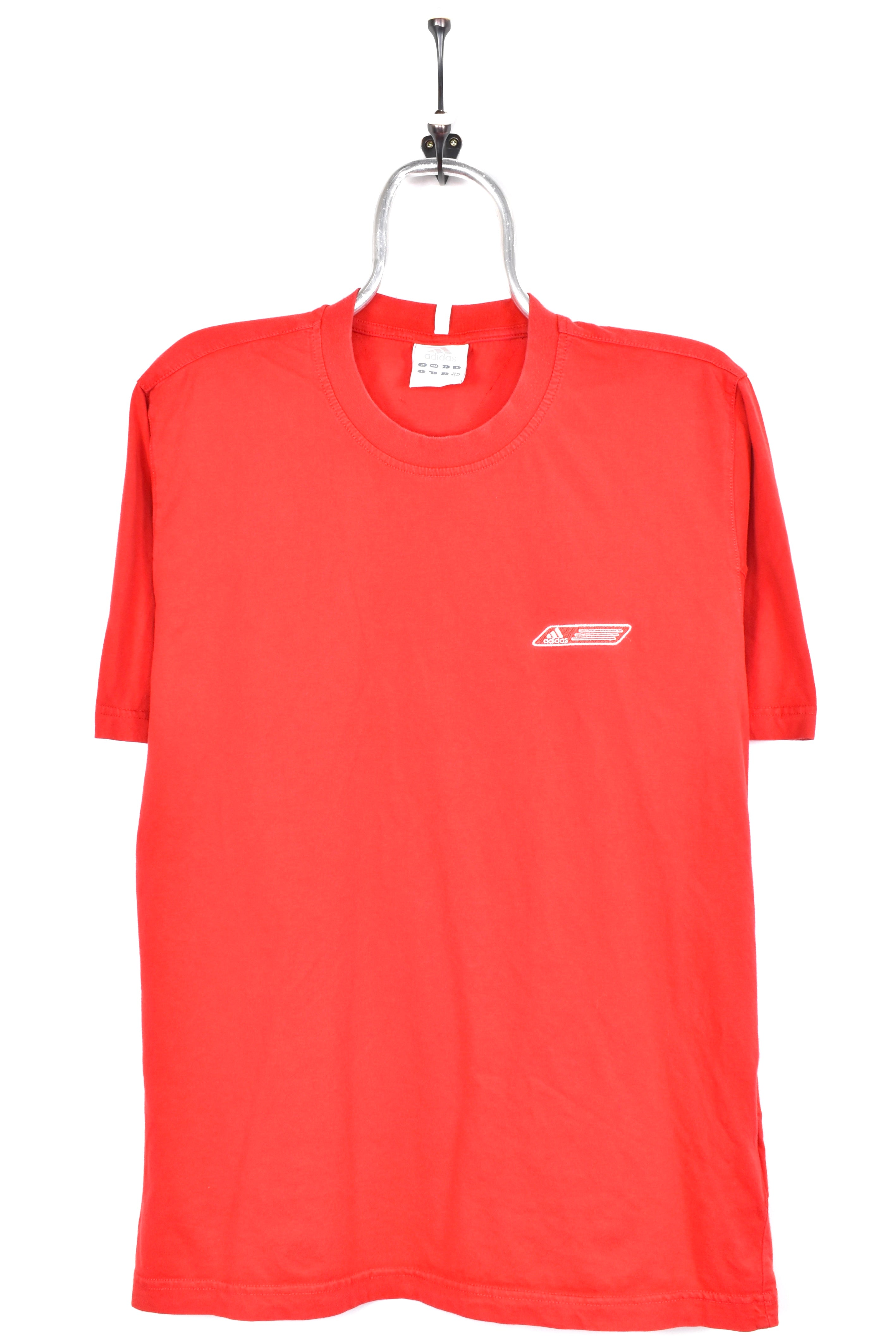 Vintage Adidas shirt, red embroidered tee - AU L ADIDAS