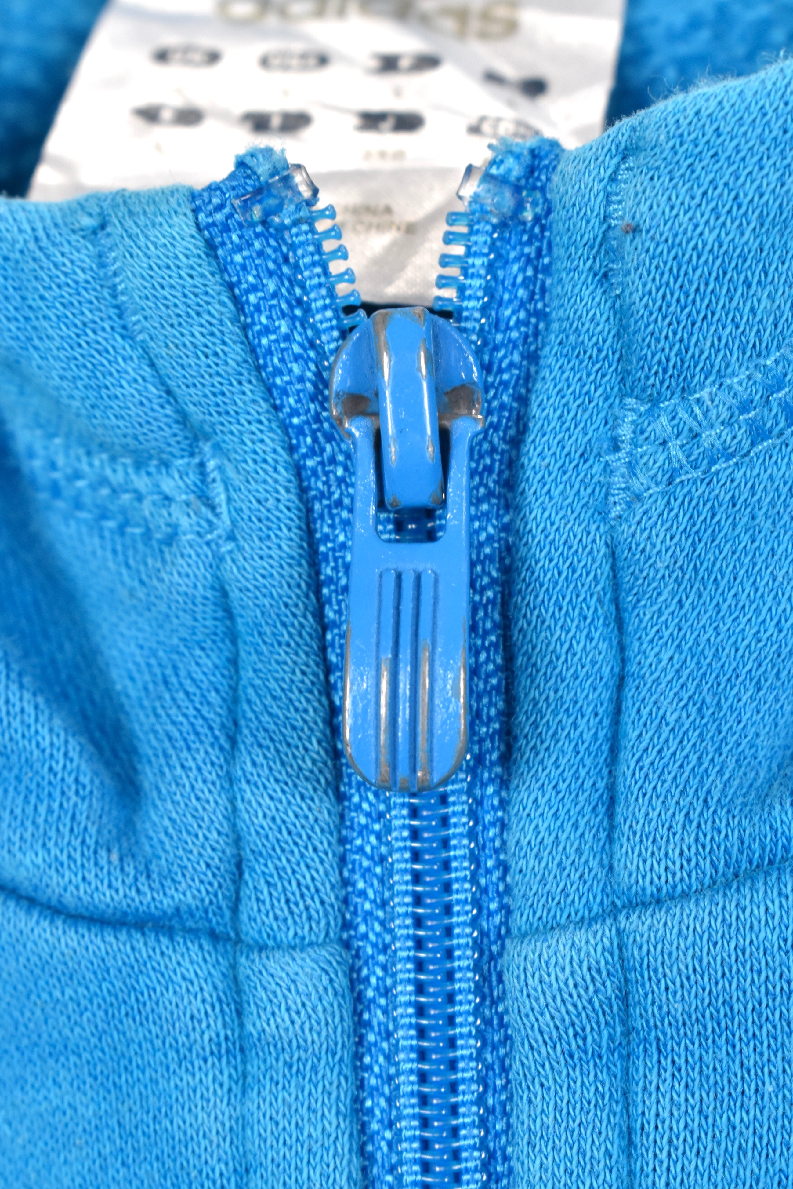 Women's vintage Adidas hoodie, blue graphic sweatshirt - AU XL ADIDAS