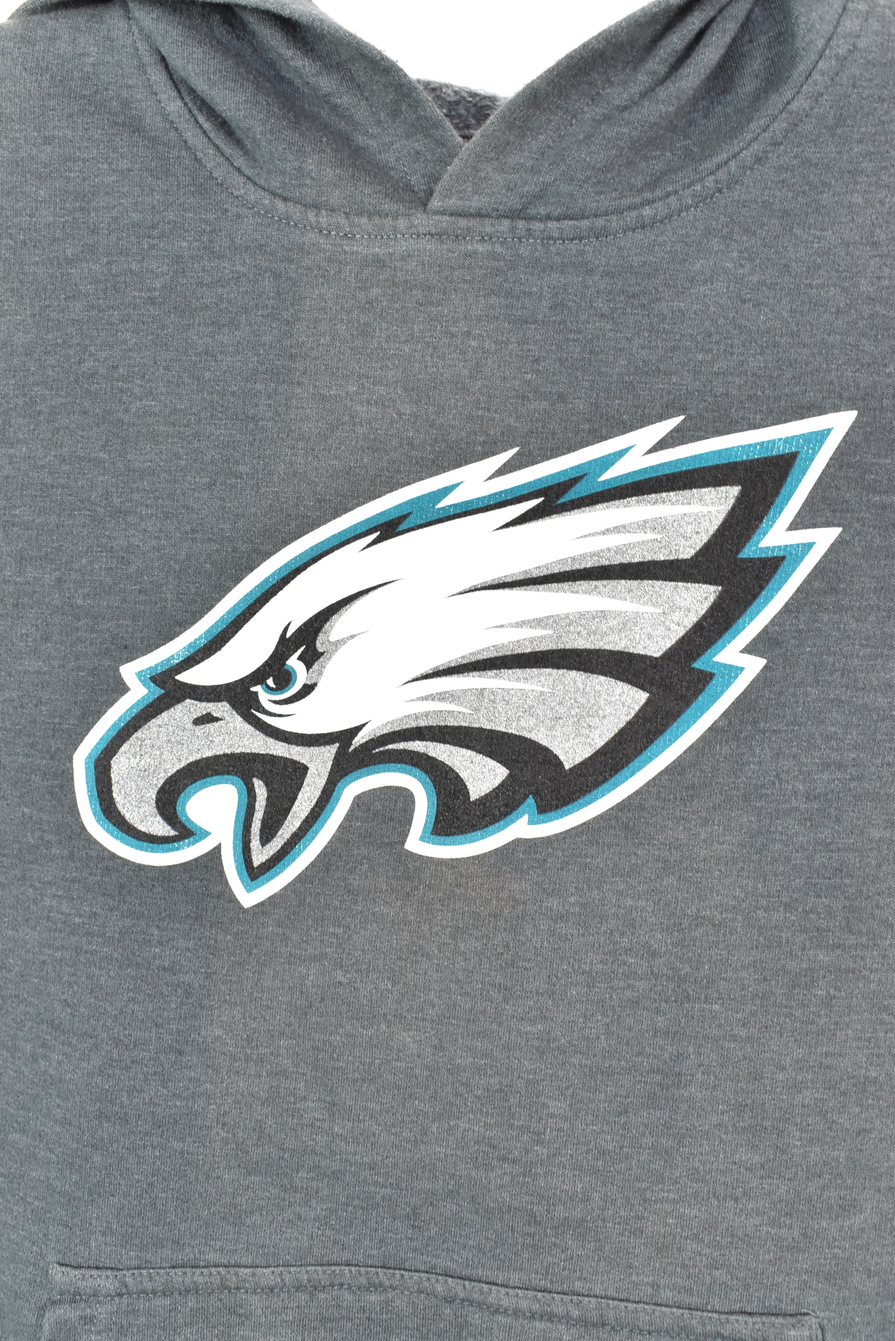 VINTAGE NFL PHILADELPHIA EAGLES GREY HOODIE | SMALL PRO SPORT