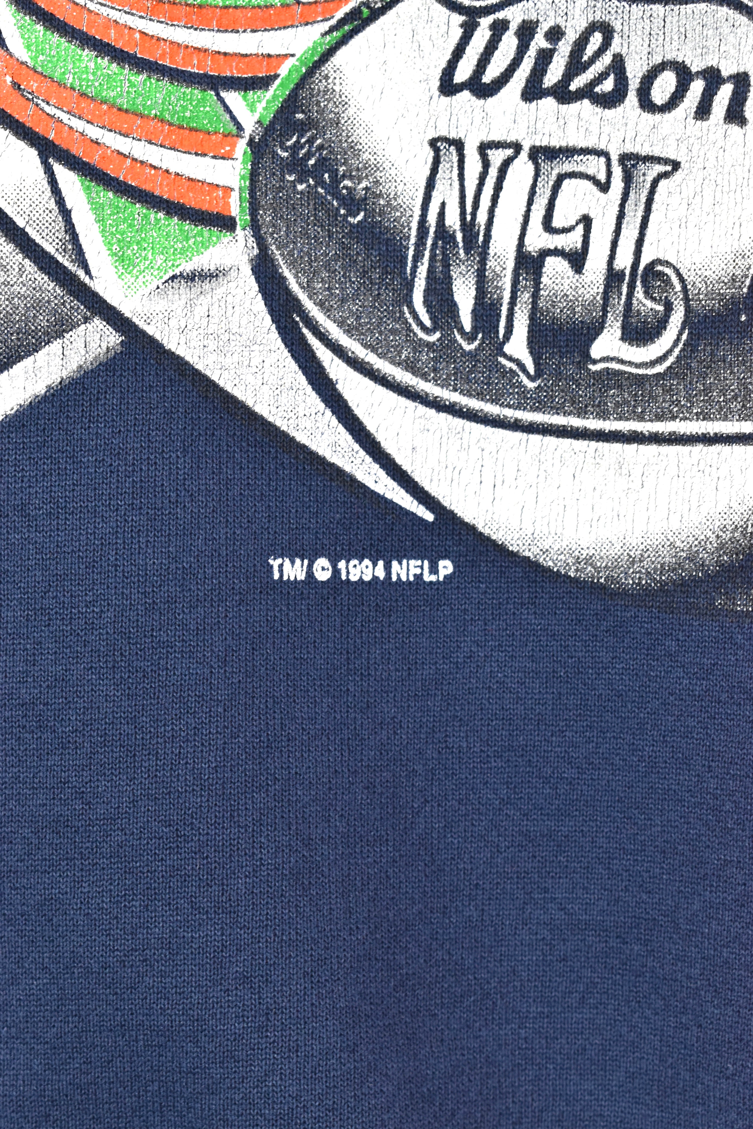 VINTAGE 1994 CHICAGO BEARS NAVY SWEATSHIRT | XS PRO SPORT