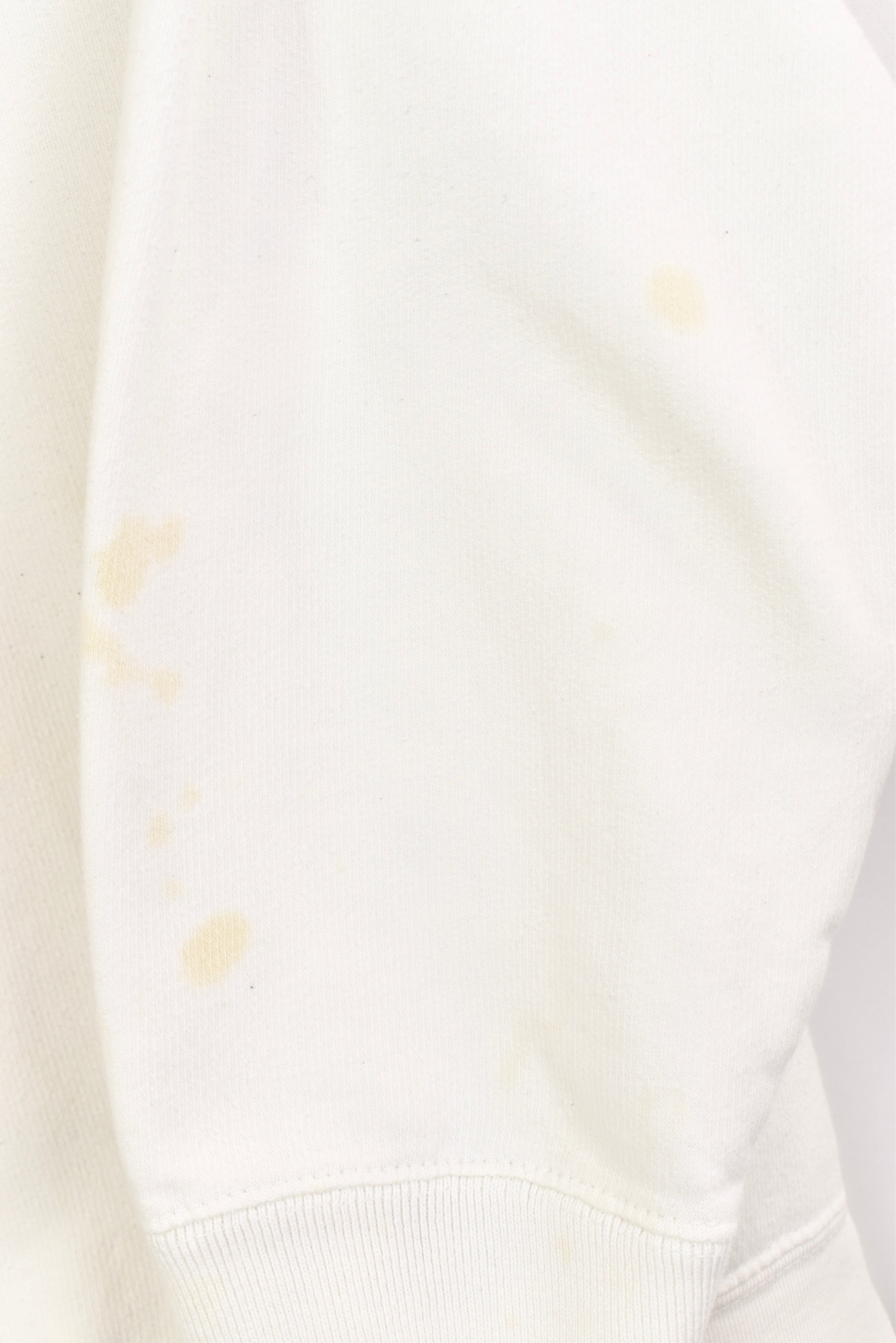 Vintage Women's Disney Pooh embroidered white sweatshirt | Large DISNEY / CARTOON