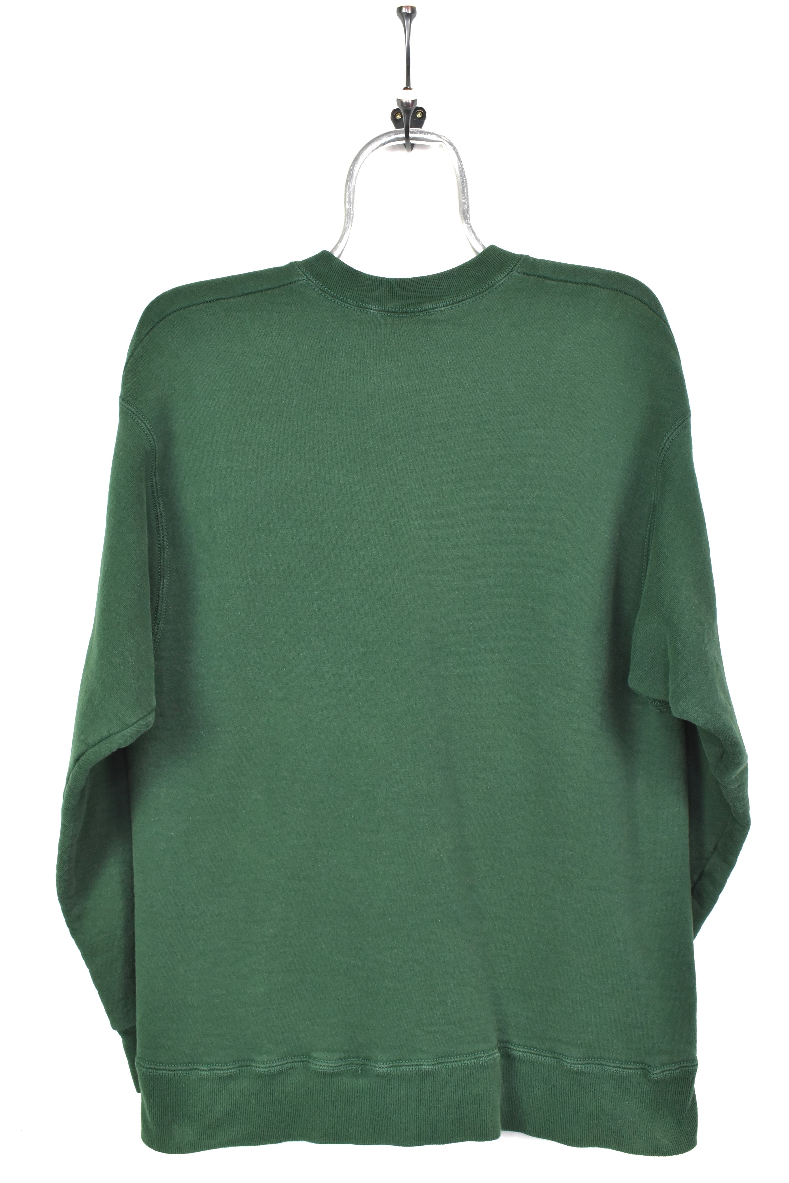 VINTAGE NFL GREEN BAY PACKERS EMBROIDERED GREEN SWEATSHIRT | LARGE PRO SPORT
