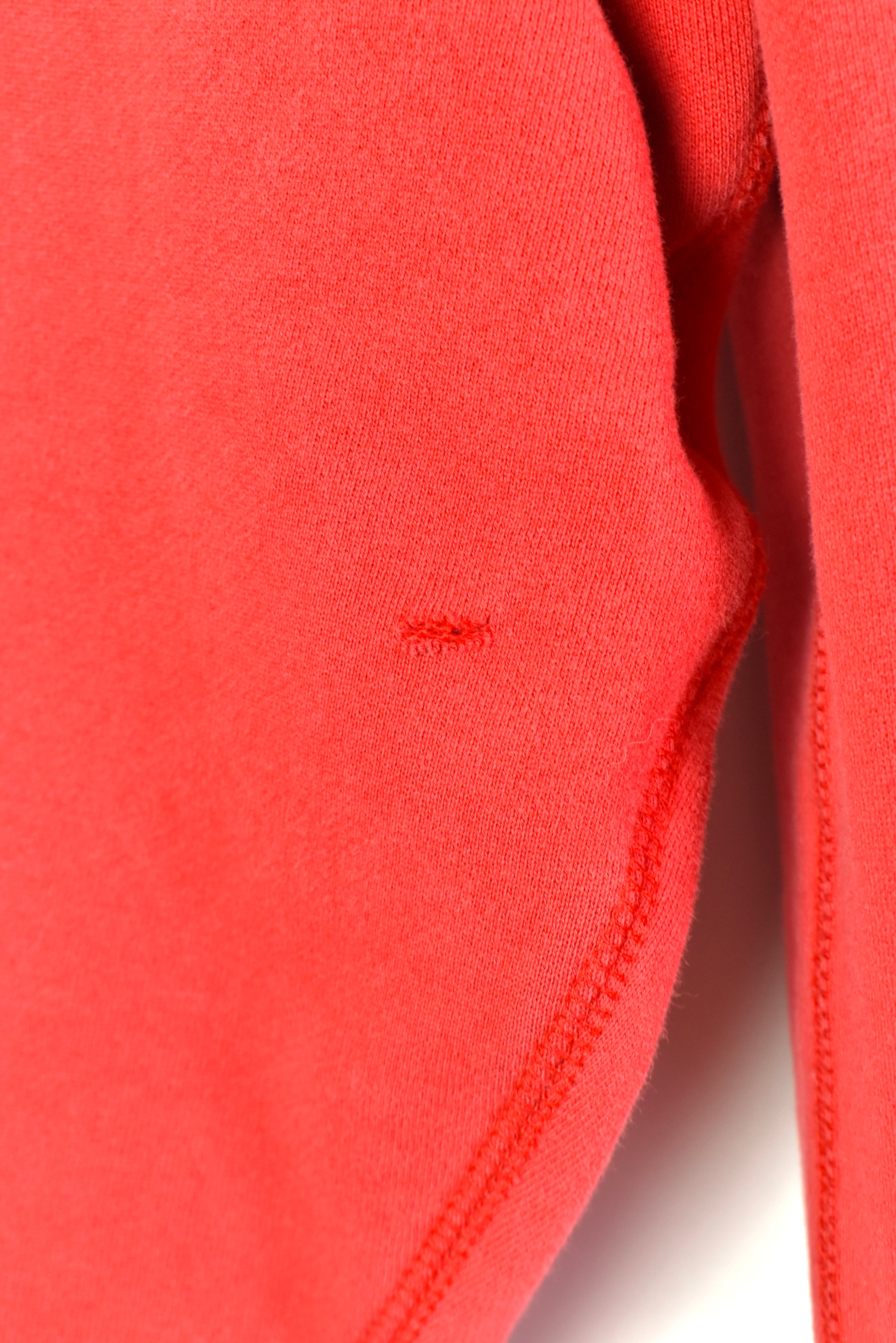 Vintage nascar embroidered red hoodie | medium NASCAR / RACING