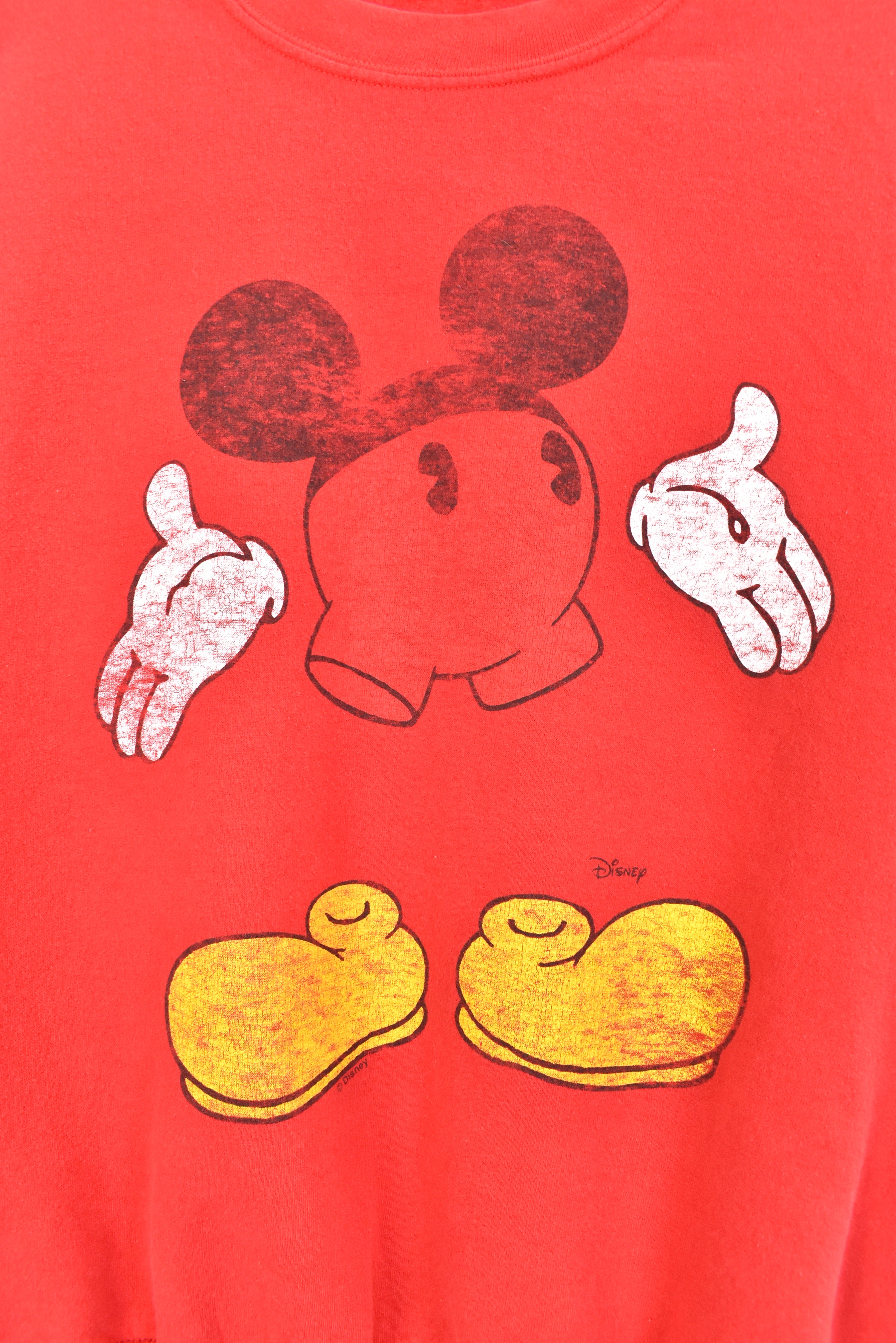 Vintage Disney sweatshirt, Mickey Mouse graphic crewneck - XL, red DISNEY / CARTOON